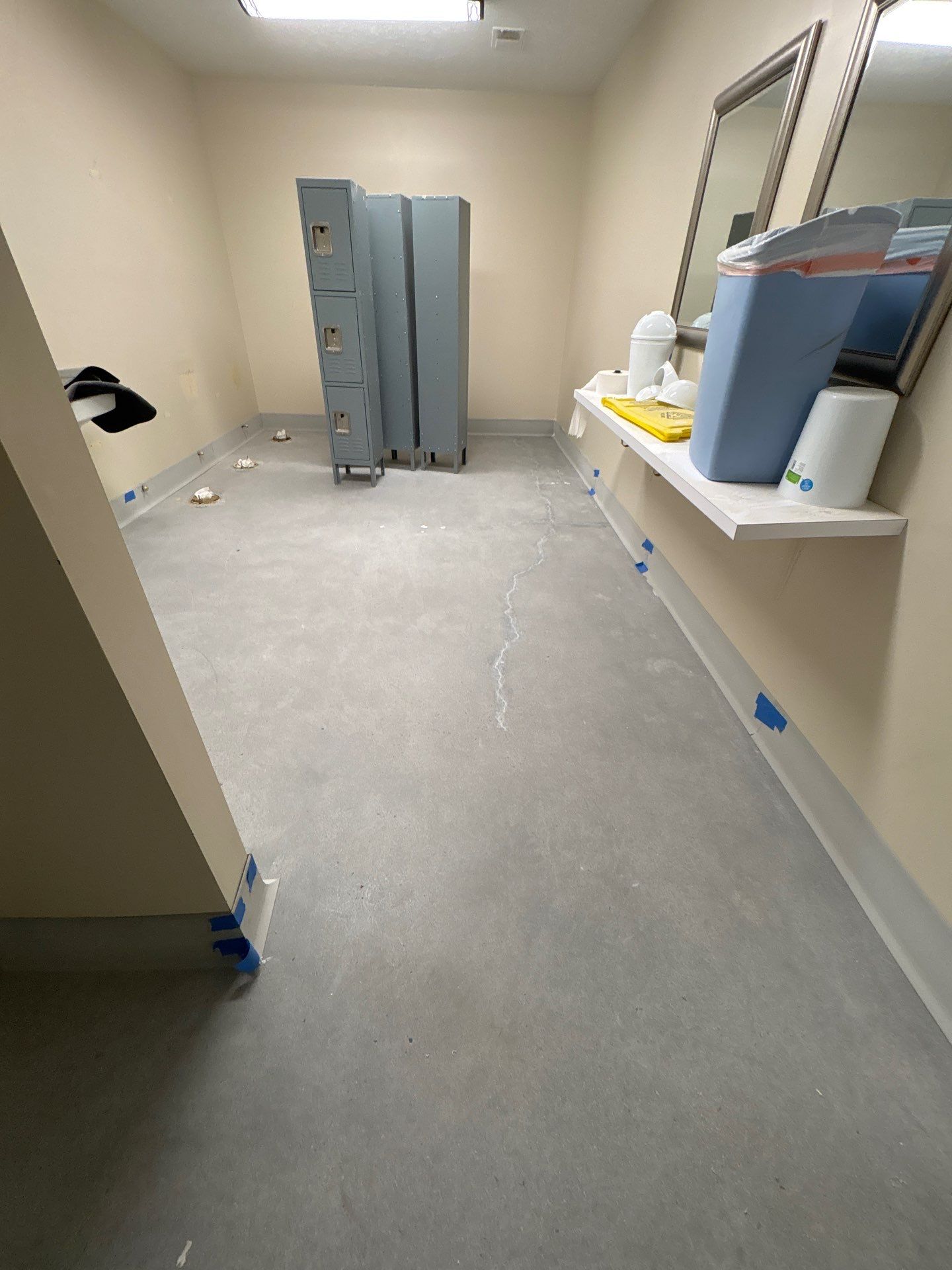 Commercial Kitchen Floor Remodel at Elks, Winchester, VA by Tailored Concrete Coatings