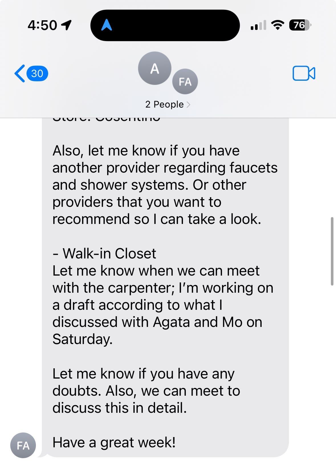 Bathroom Remodel and Closet in Cinco Ranch, TX by SophAlx LLC