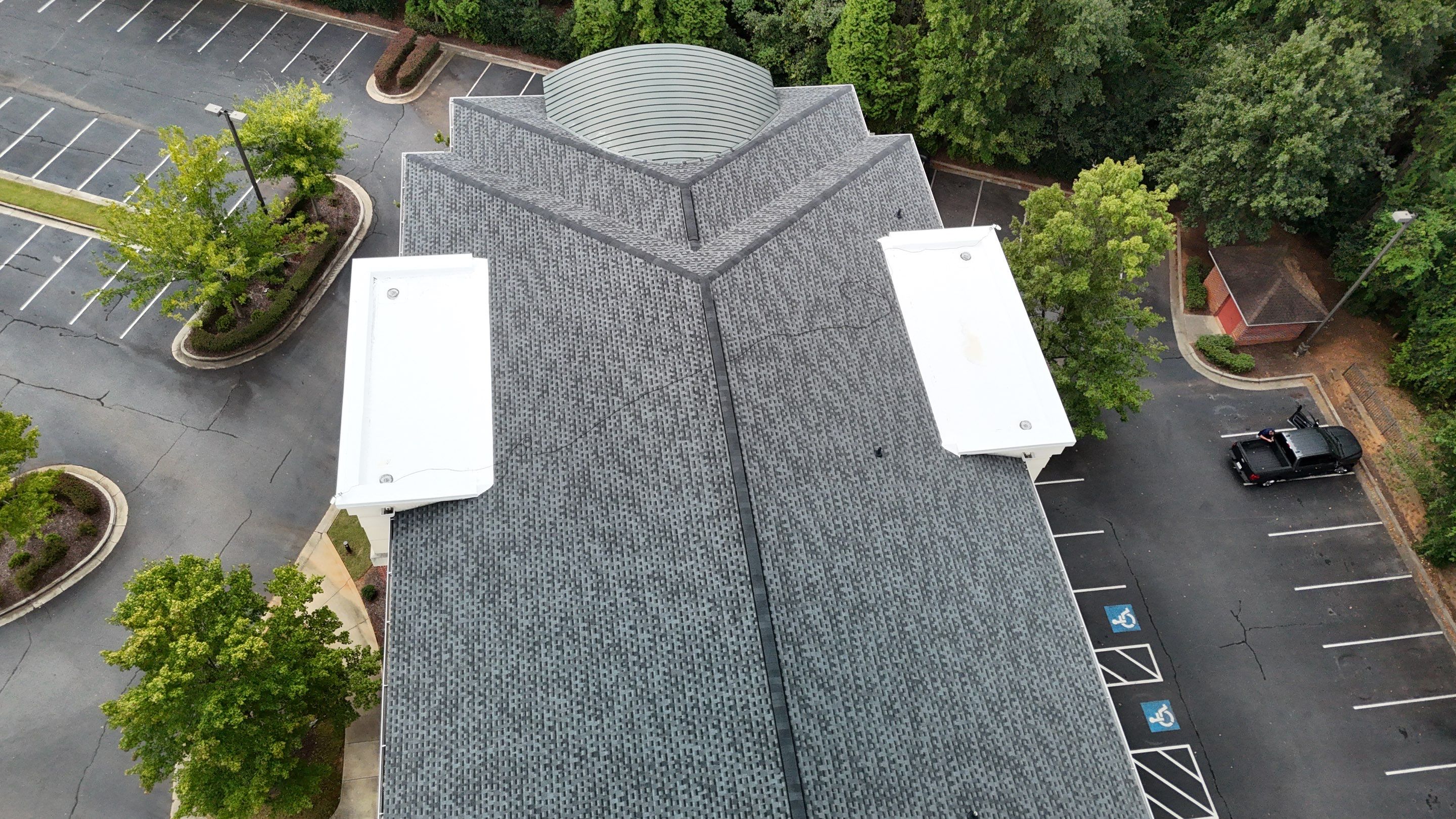 Springhill Suites - Athens, Georgia - Reroof: TPO, GAF HDZ Charcoal by Watertight Roofing Services, LLC