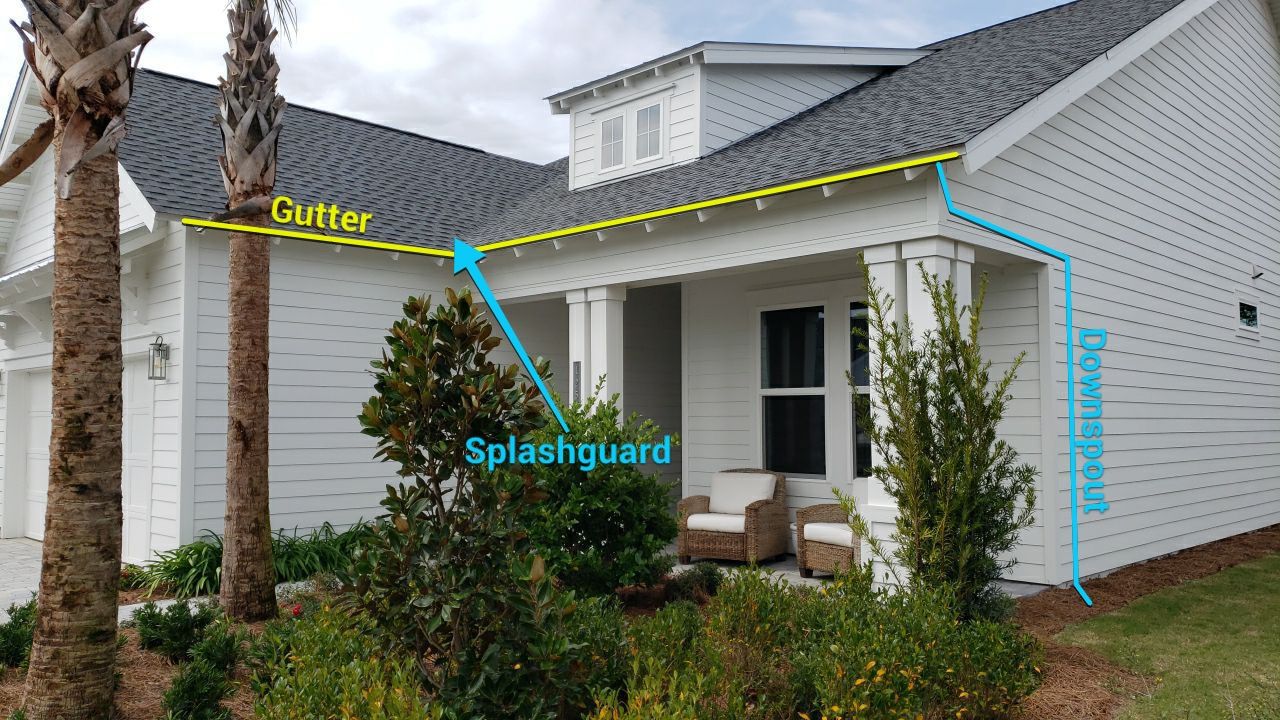 Gutter Installation Using White K-Style Aluminum Seamless Gutters by Gutter Professors
