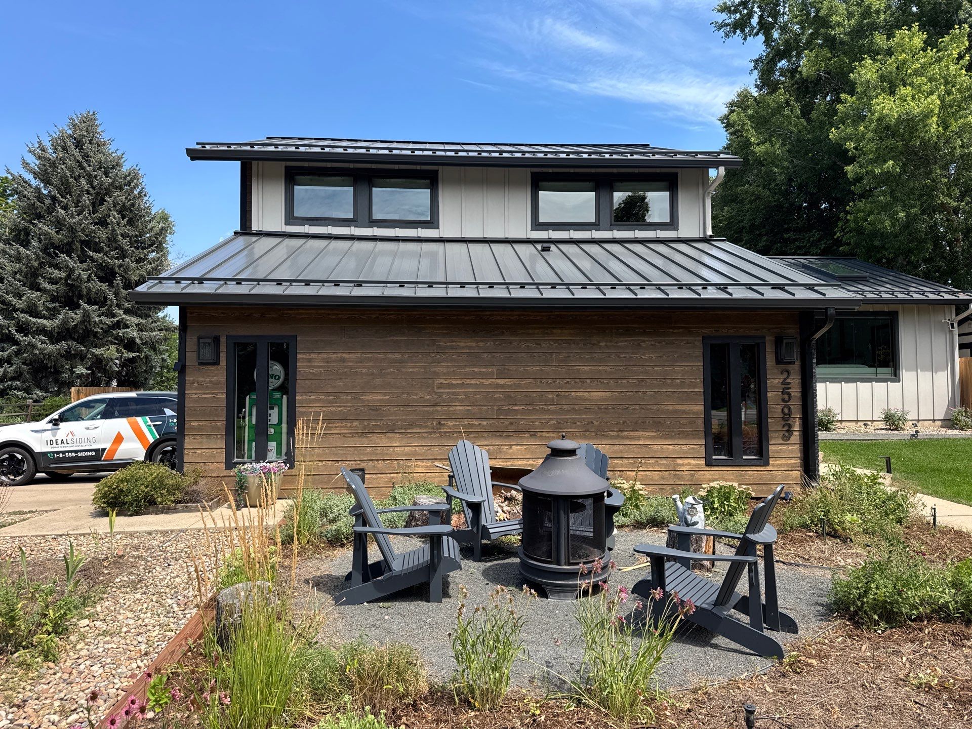 James Hardie Model Home by Ideal Siding Boulder