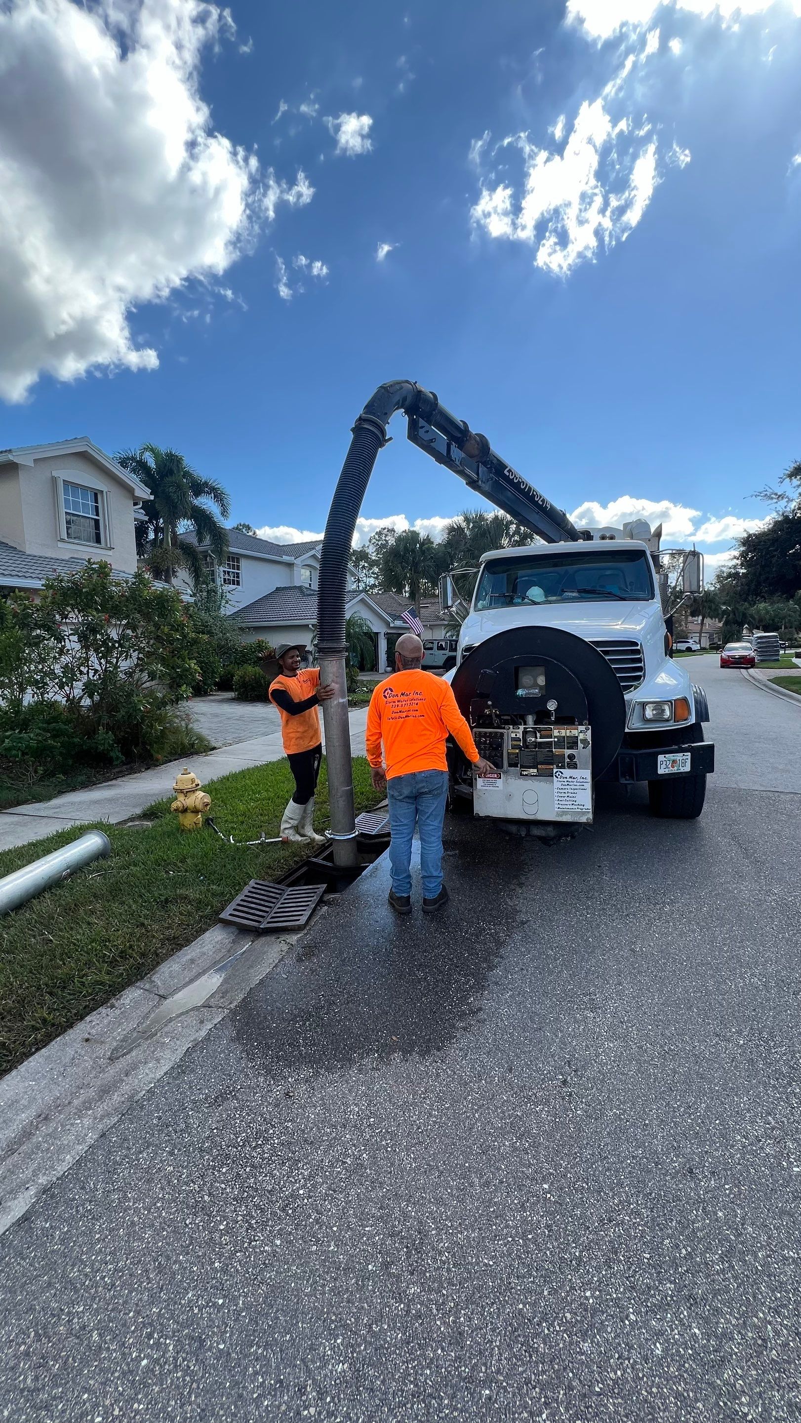 Community Stormwater System Catch Basin Cleaning by Don Mar, Inc. Storm Water Solutions