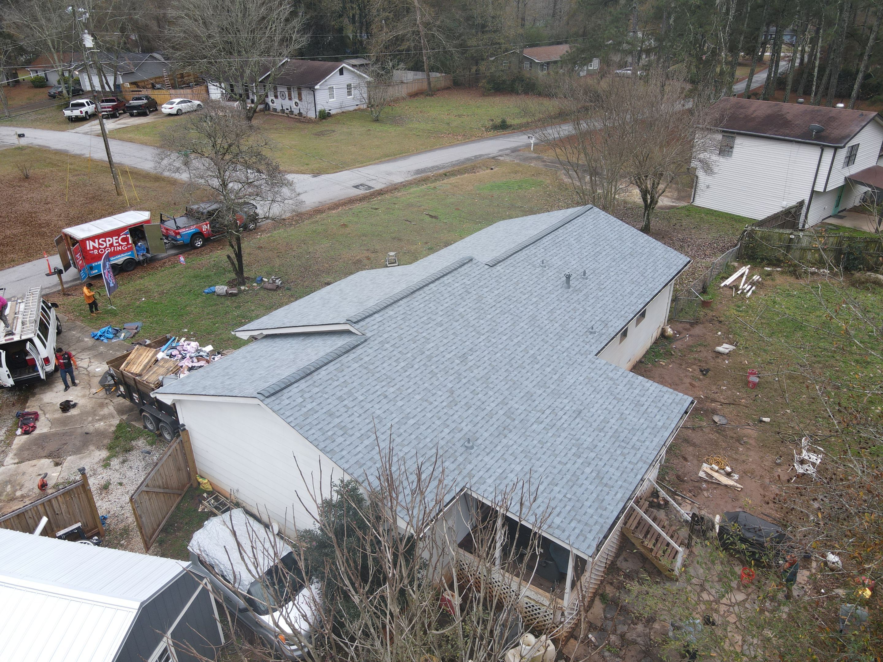 Residential Roofing Installation using Owens Corning by Inspector Roofing and Restoration
