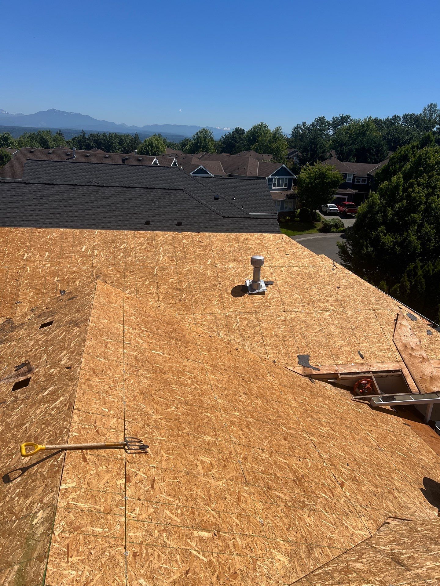 Residential Roofing Installation using GAF UHDZ Shingles by Roofing Formula LLC