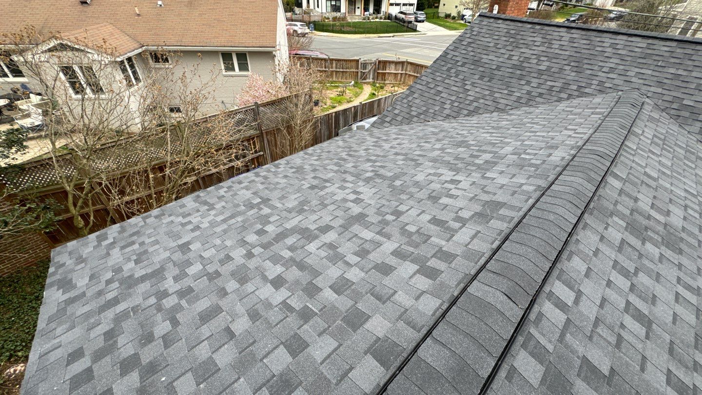 Arlington CertainTeed Landmark Pro Roof in Max Def Moire Black by RM Banning, Inc.