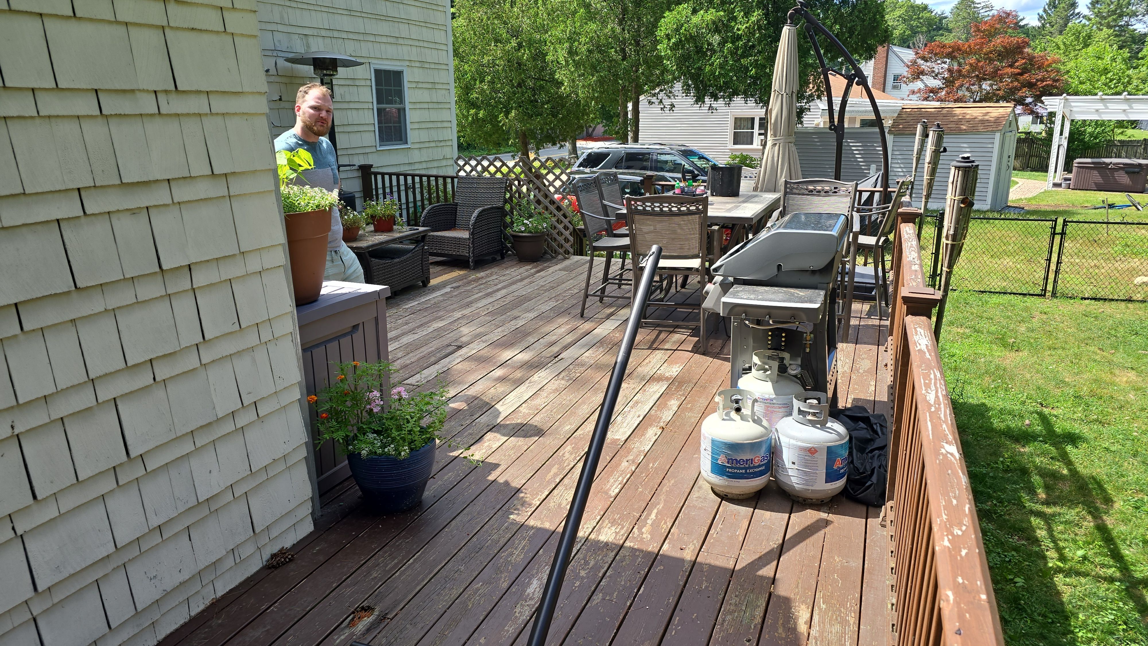 Deck Refacing (Resurfacing) Project by UBrothers Construction