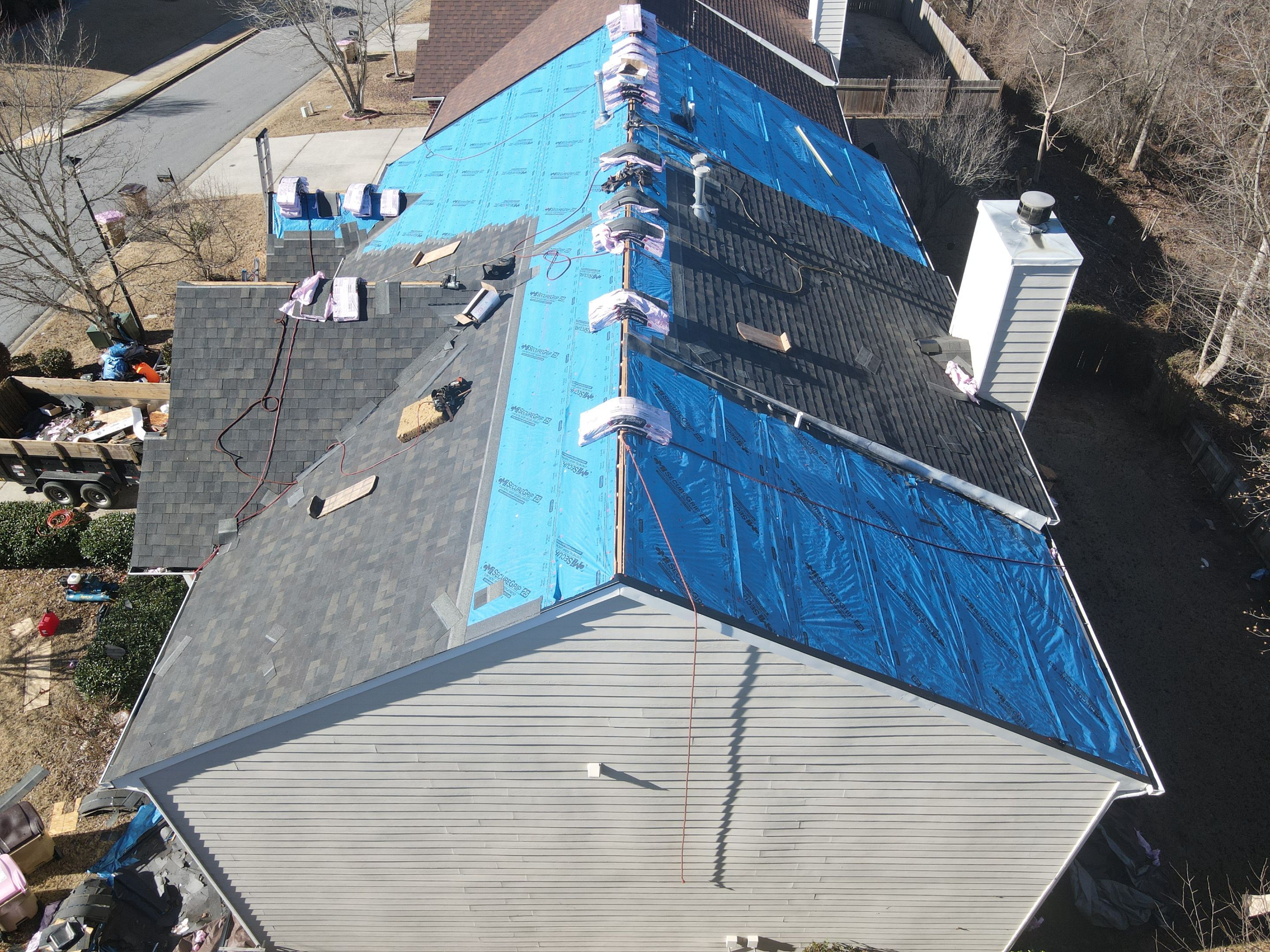Residential Roofing Installation using Owens Corning by Inspector Roofing and Restoration
