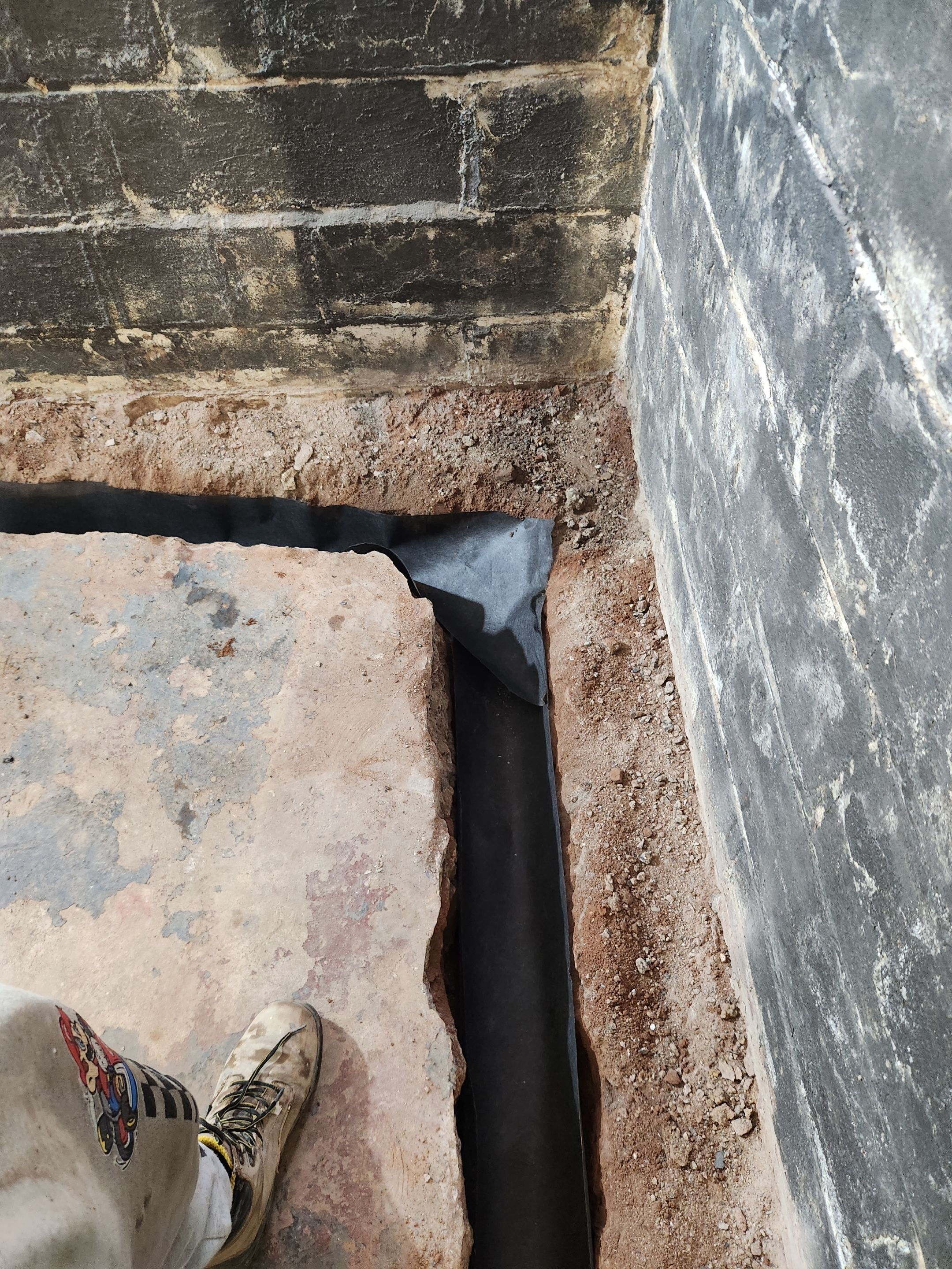 Interior French Drain East Orange NJ by Pure Service Pro, LLC 
