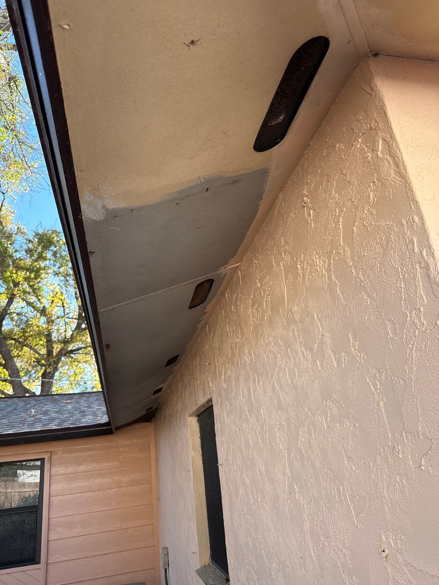 Musket Brown Soffit Installation in Sarasota FL by Gutter Professors
