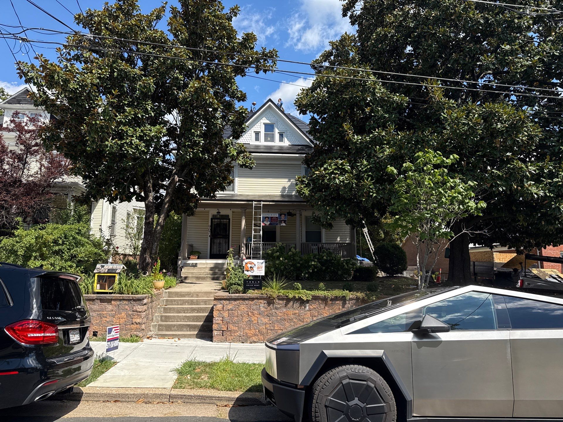 Tesla Solar Roof in Washington DC! by American Home Contractors