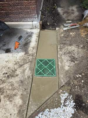 Enhanced Exterior Water Capture Basin With Ultimate Water Drainage French Drain System