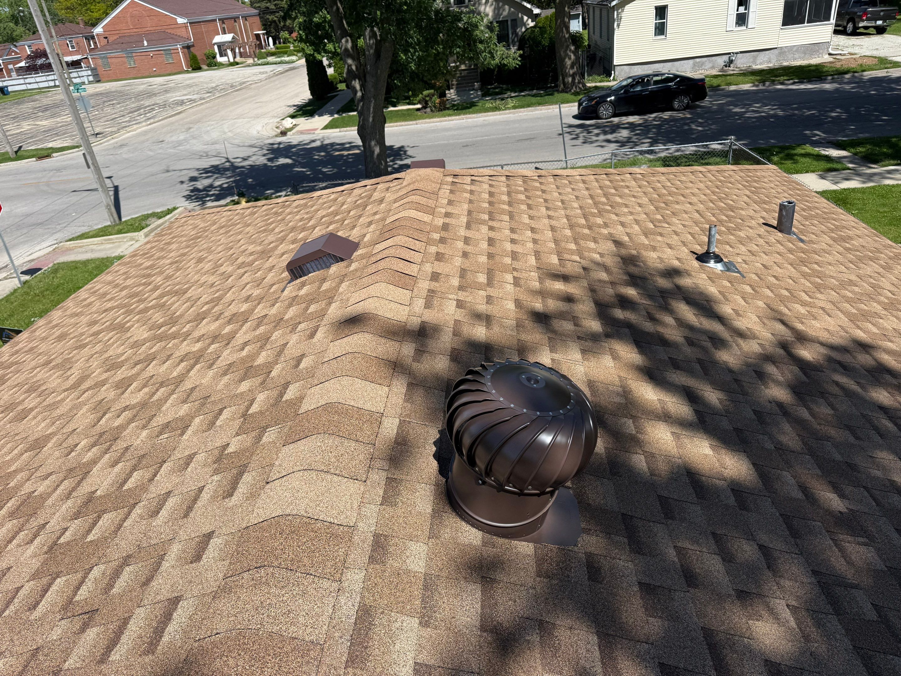 Roof replacement by Optimal Home Improvement 