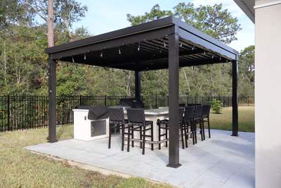 Free standing aluminum Pergola 15x15