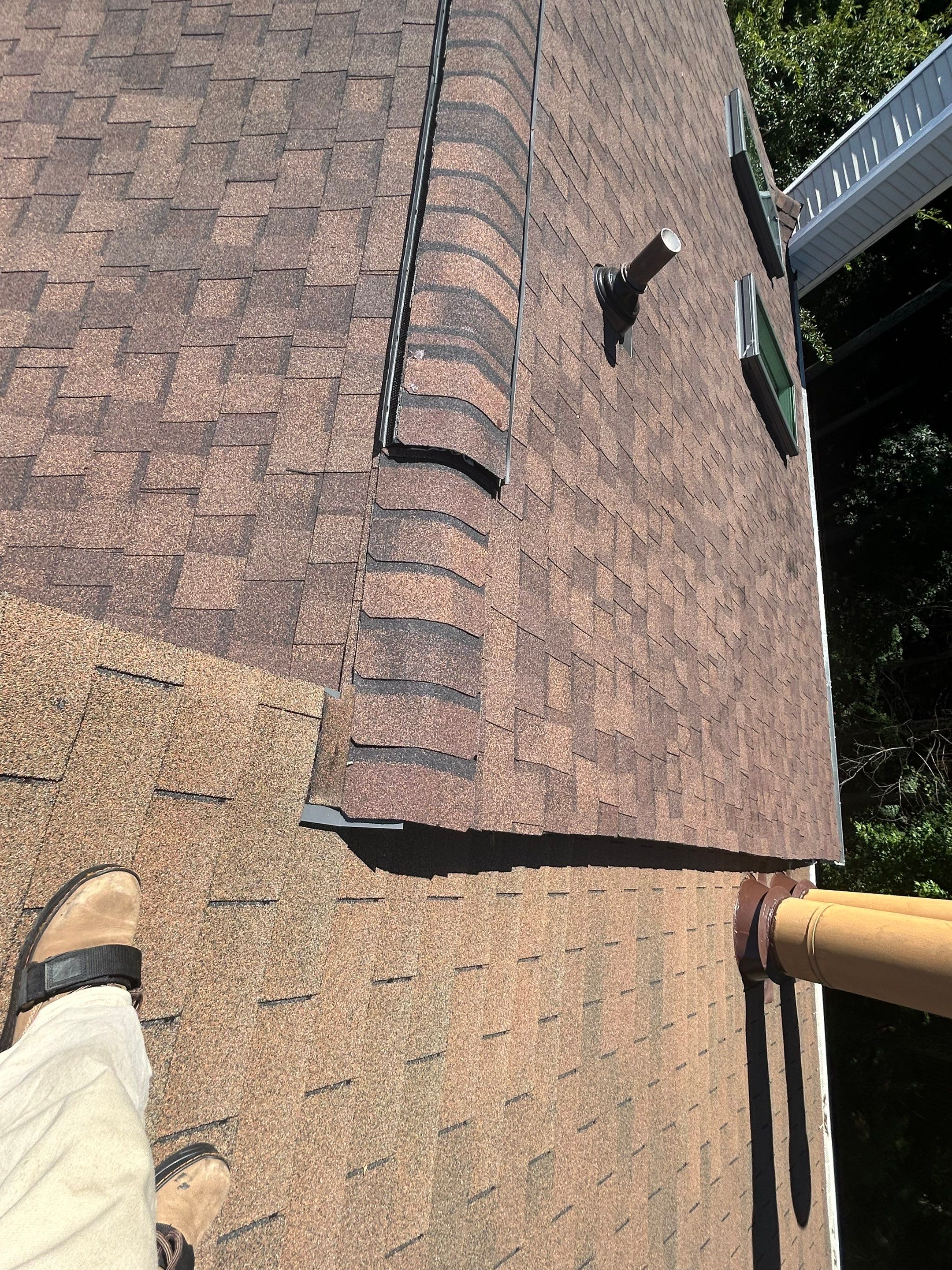 Montclair: Roof Installation with CertainTeed Landmark Designer Shingles in Burnt Sienna by RM Banning, Inc.