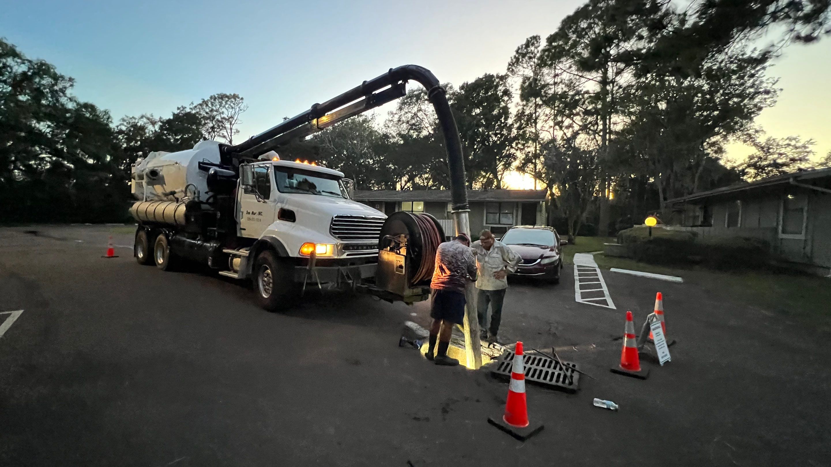Apartment Complex Storm Water System Cleaning and Maintenance by APS Power & Water