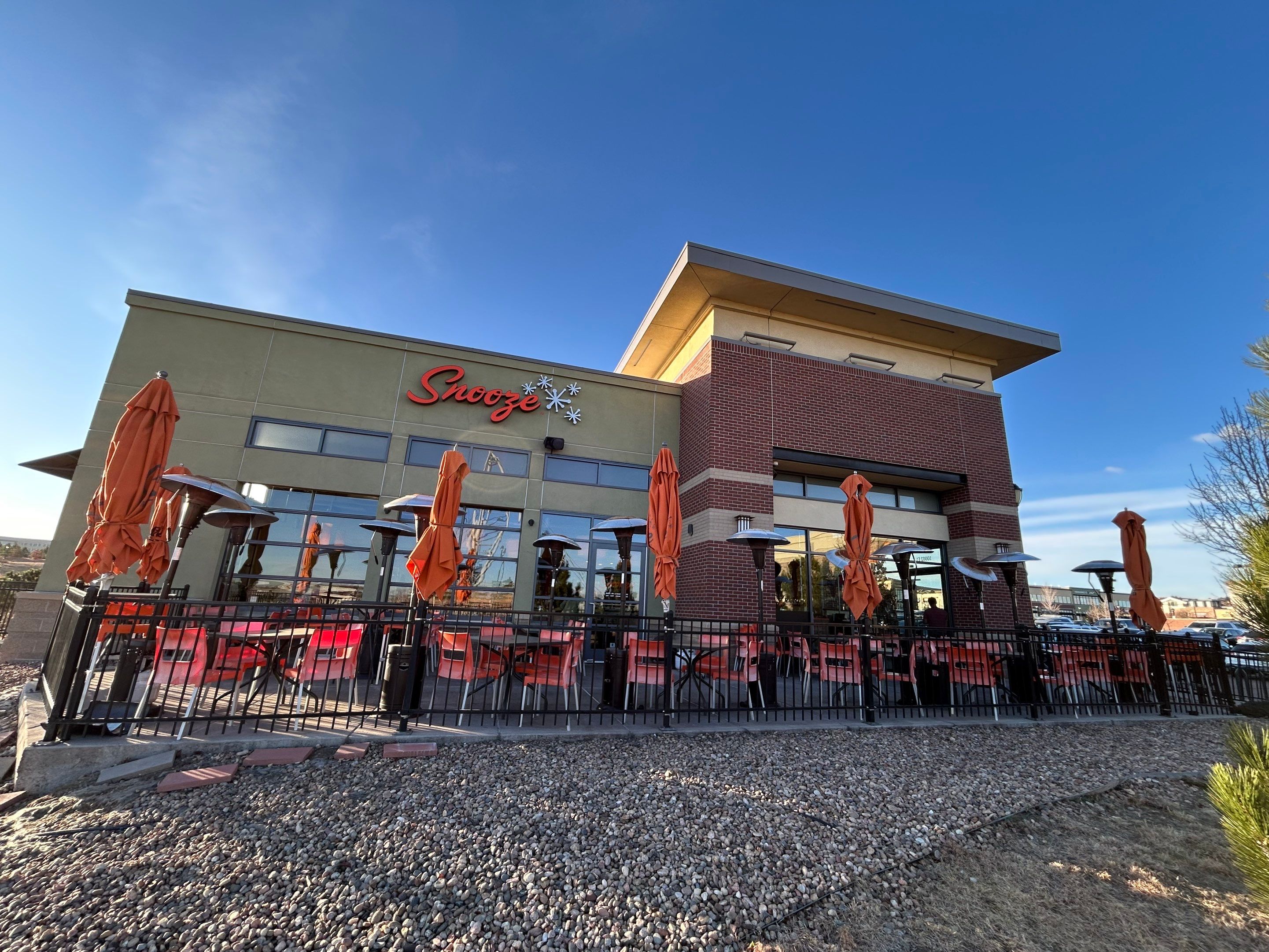 Commercial Azenco Pergola and MagnaTrack Screen Installation in Lone Tree by Outdoor Solutions Colorado