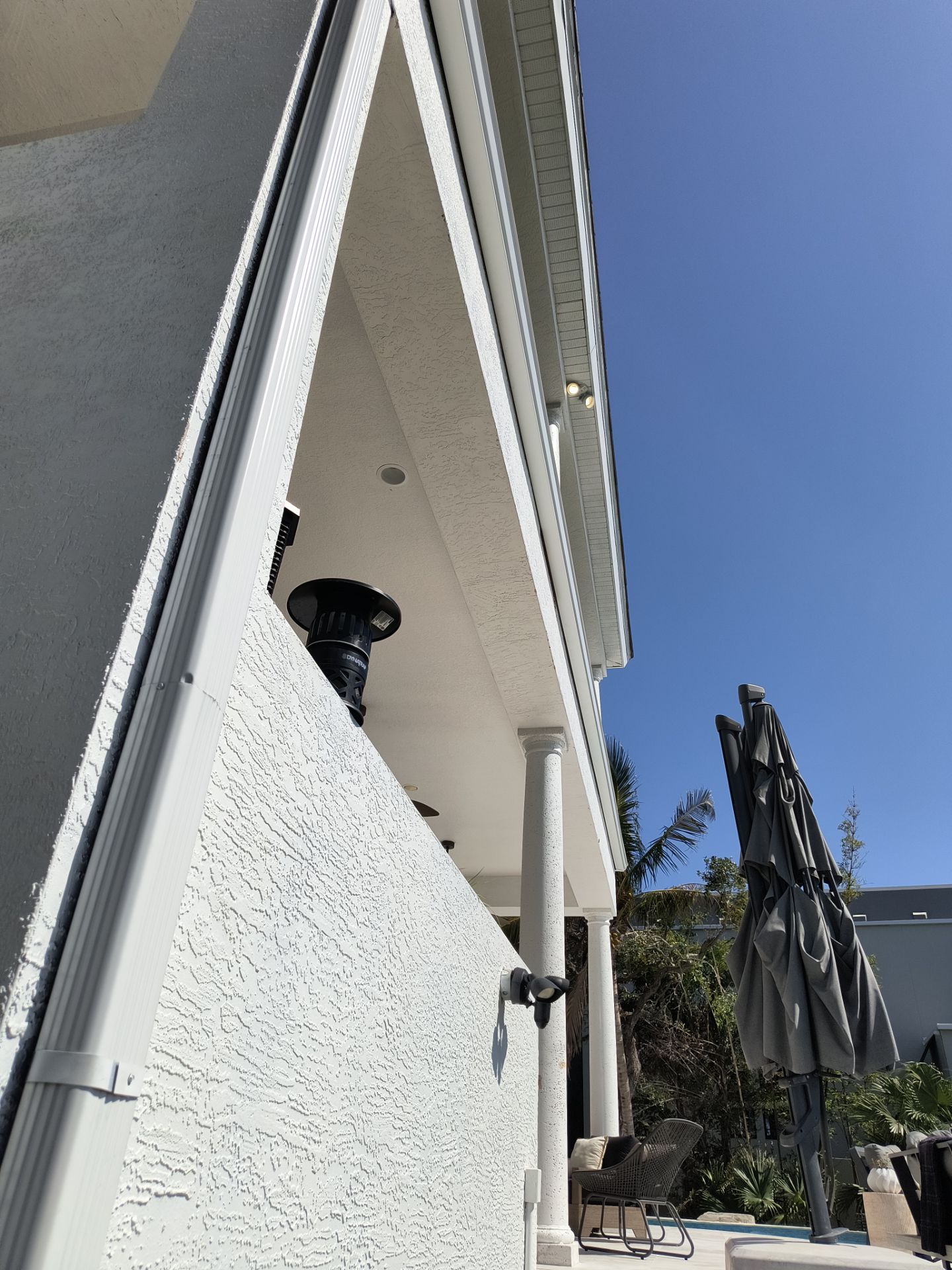 Custom Downspouts with Splash Guards in Sarasota FL by Gutter Professors