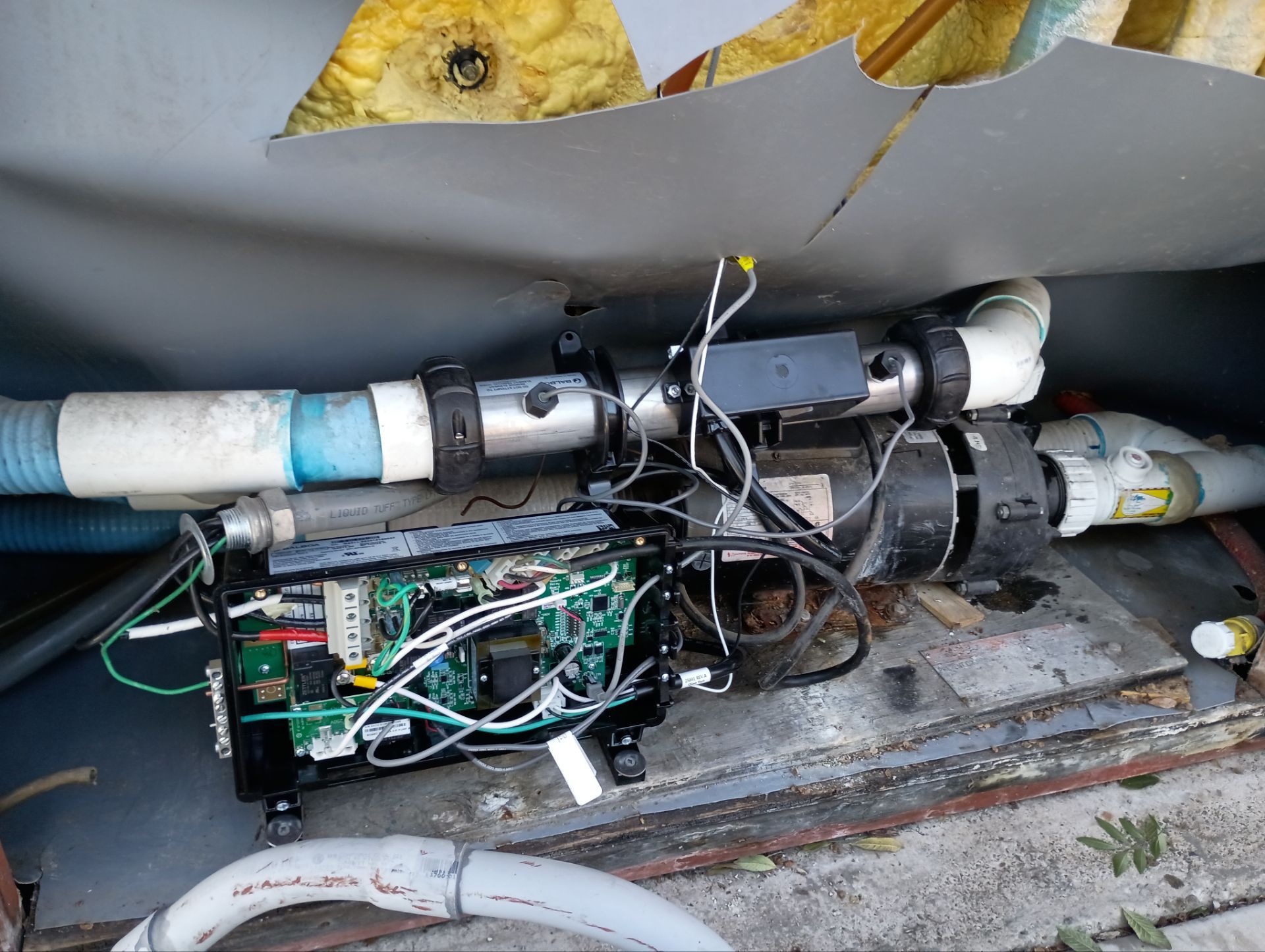 Hot Tub Equipment Retrofit & Control Pack Install – Clairemont, San Diego by Action Spa Repair LLC