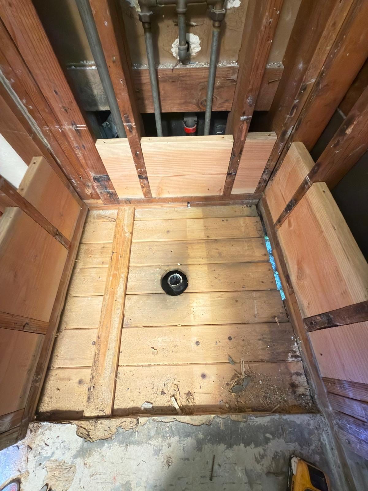 Shower Demolition and Full Rebuild by Anza Builders, Inc. 