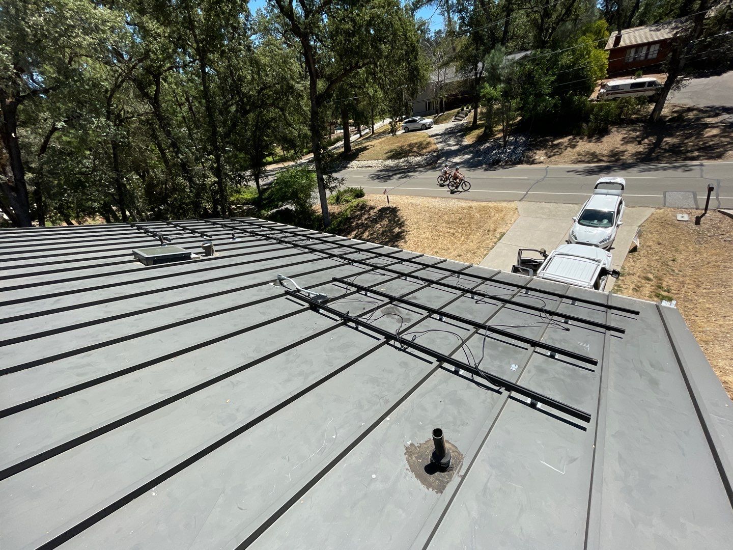 Solar Panel Installation using Solar Panels by Byers Enterprises 