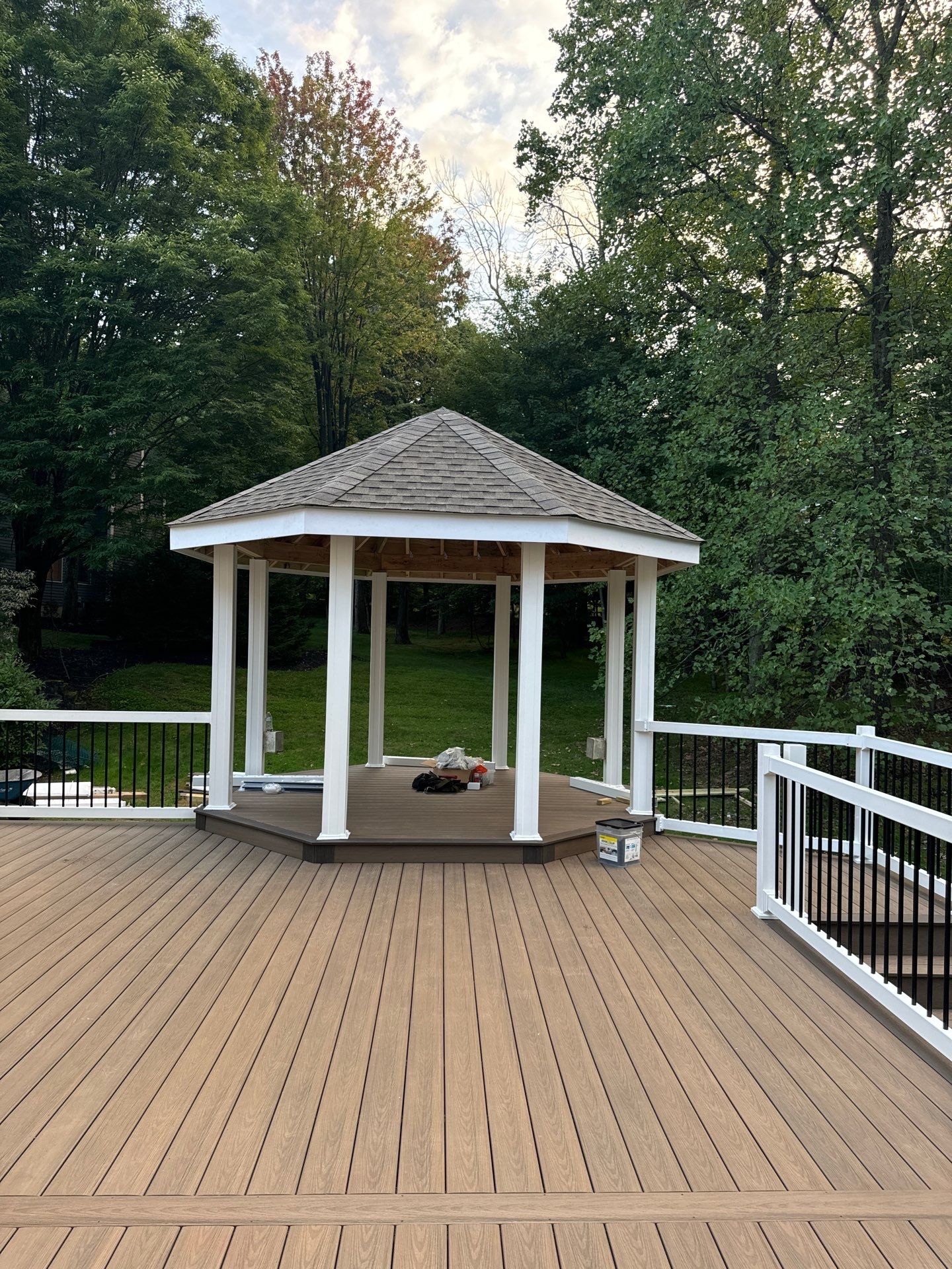 Deck Resurface with Gazebo by deck guardian
