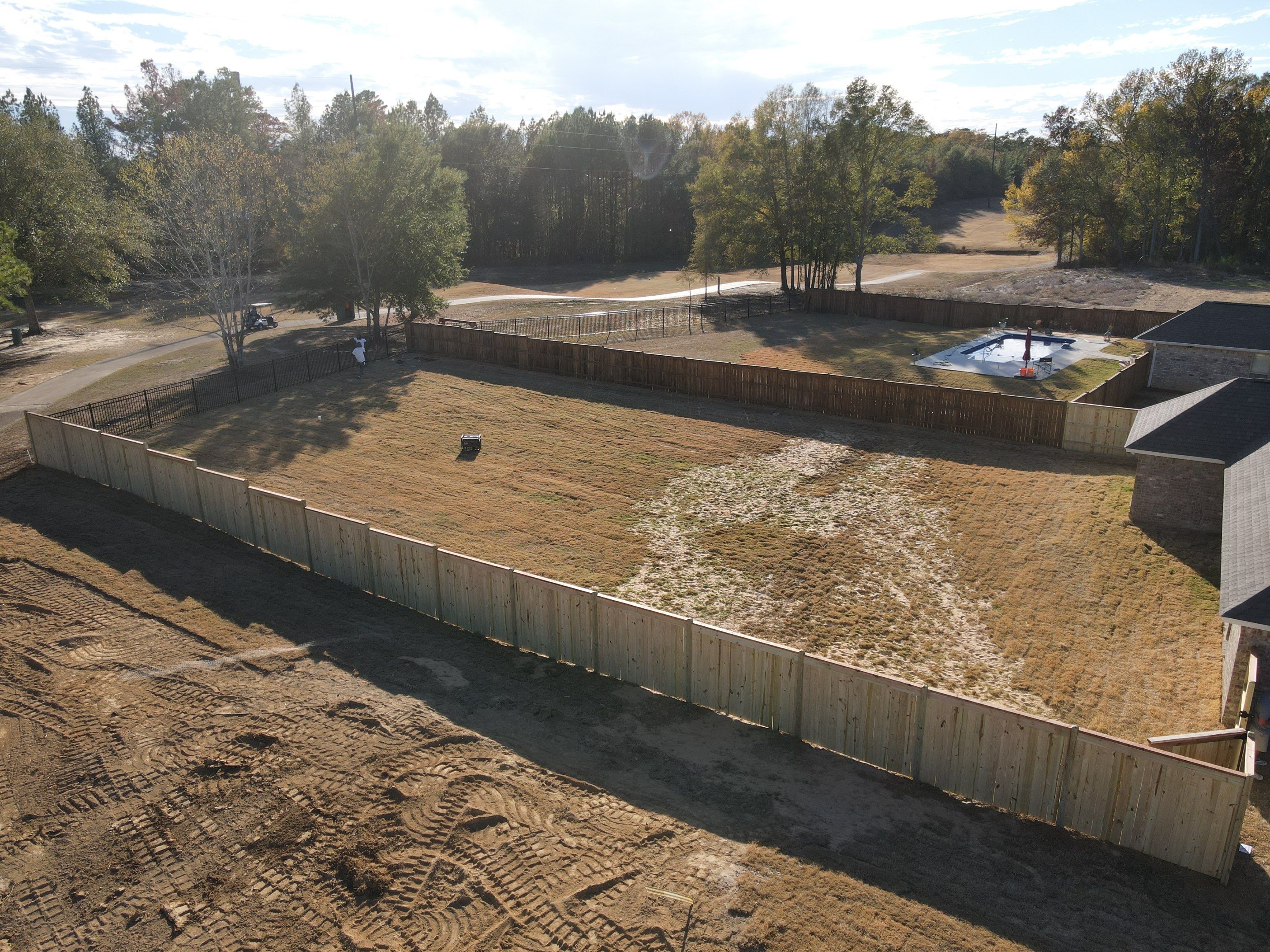 6ft Treated Pine Good Neighbor w/Cedar & Ornamental by Roberson Construction LLC