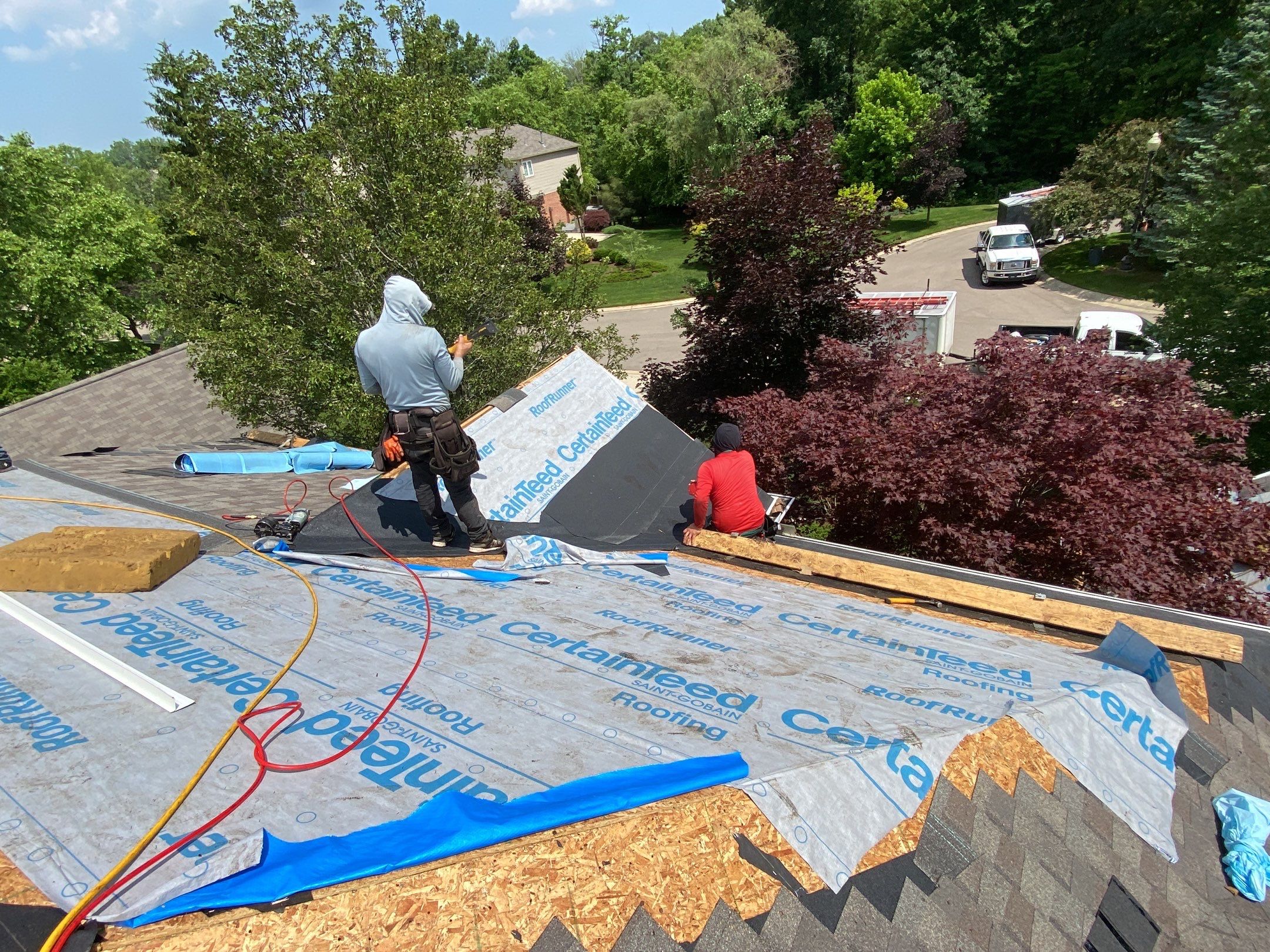Roof Replacement using CertainTeed Landmark by 180 Contractors