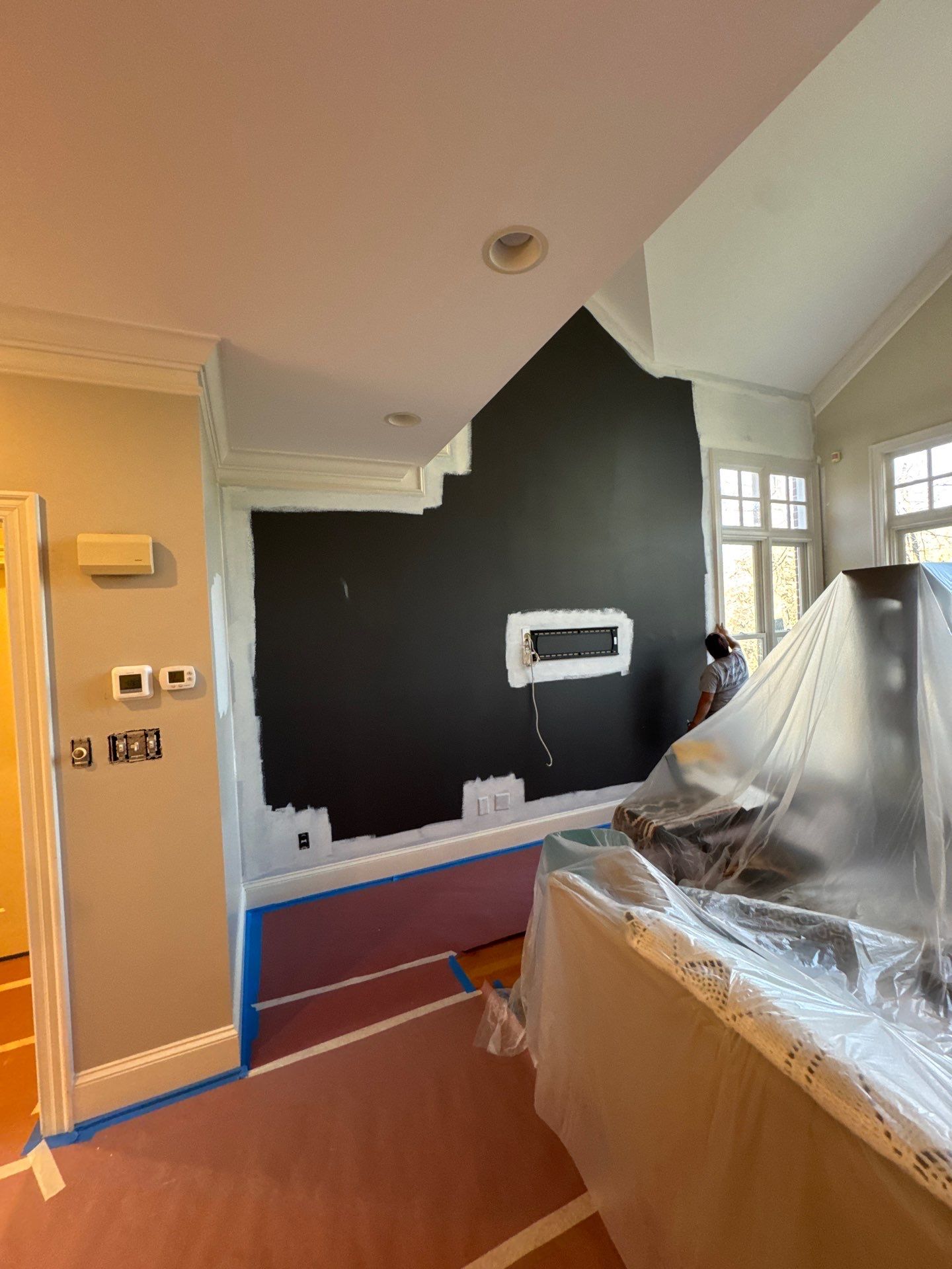 Full interior painting by GonzalezPainters & Contractors Inc 