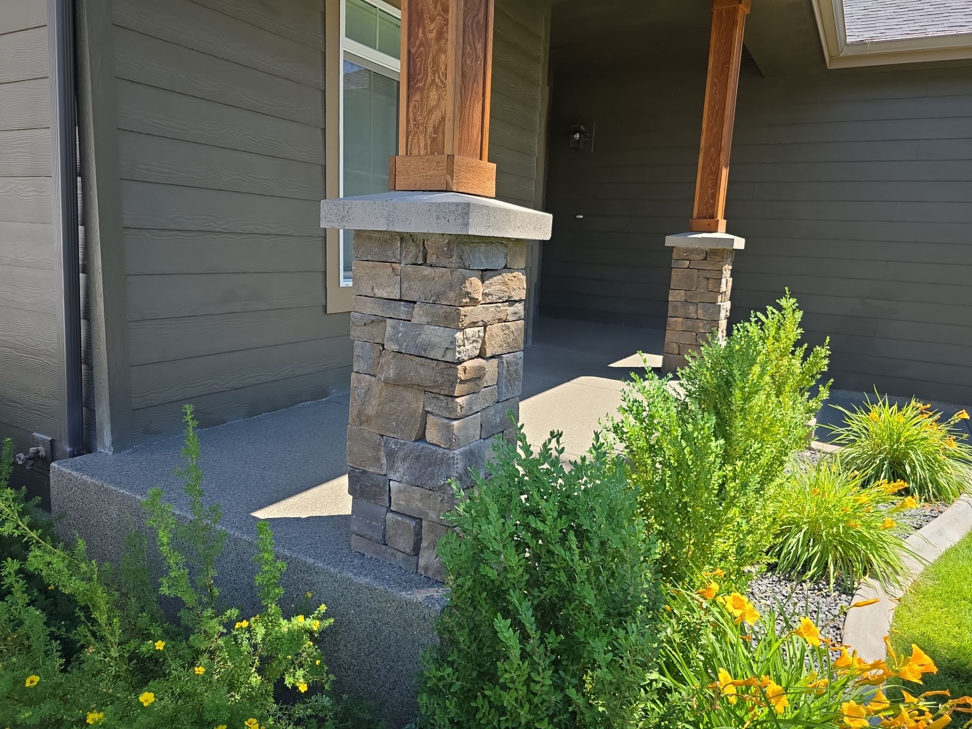 Patio Transformation using Flint by Croc Coatings, LLC
