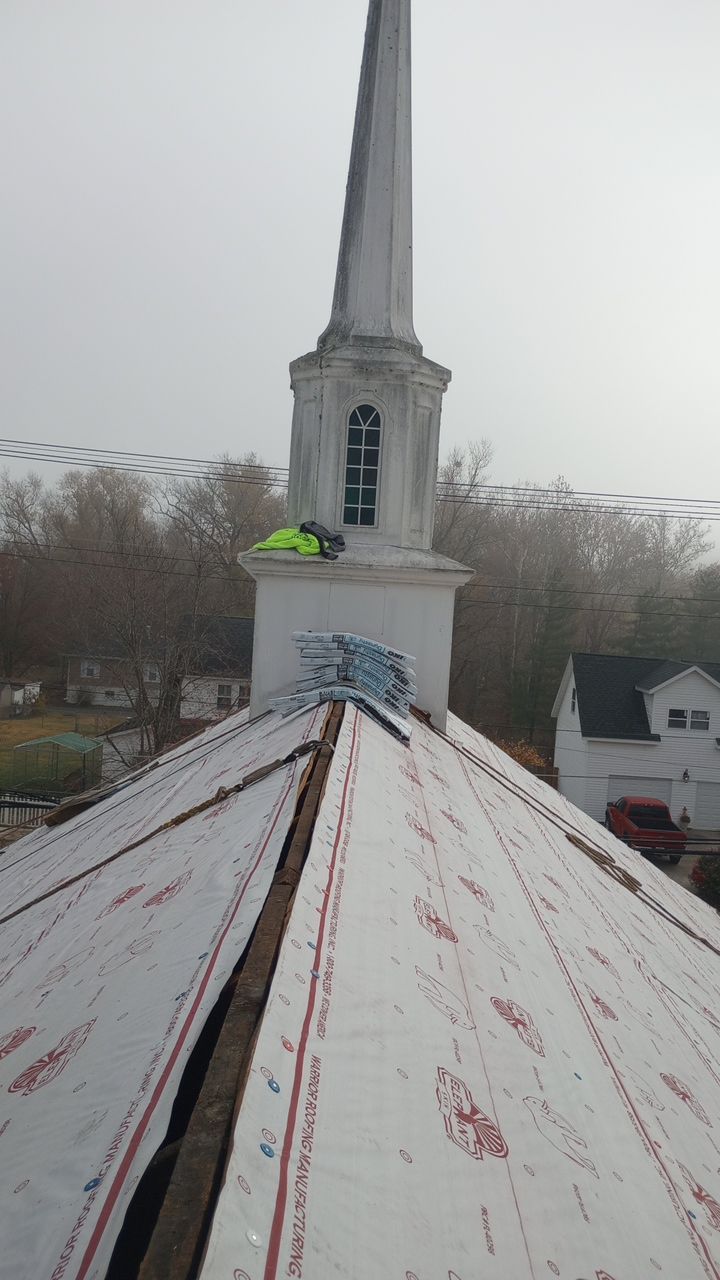Commercial Roofing Installation using Performance Shingles by Mr. Roofer