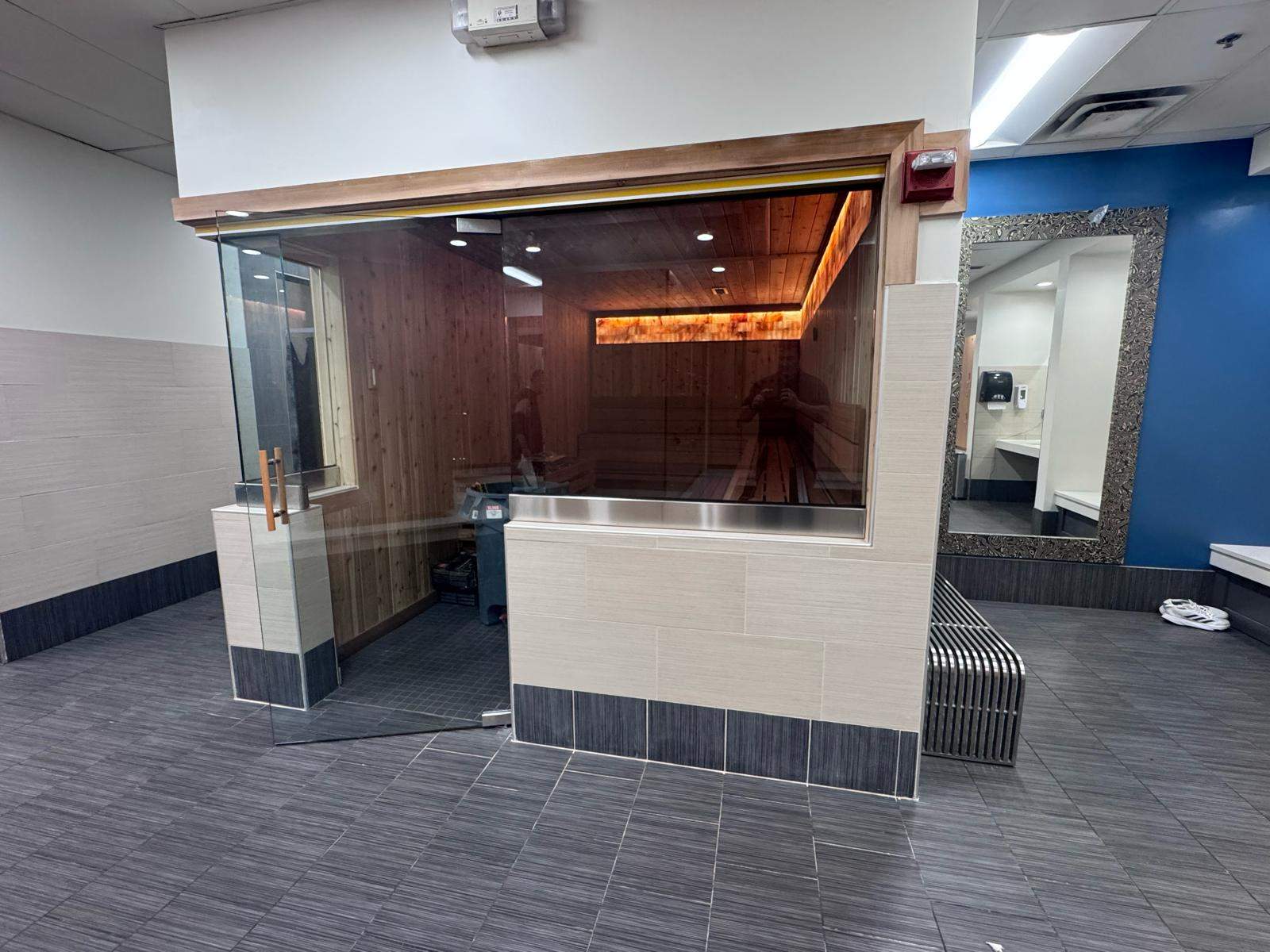 Chesapeake OLF - Men’s locker room sauna renovation by Nova HomeWorks