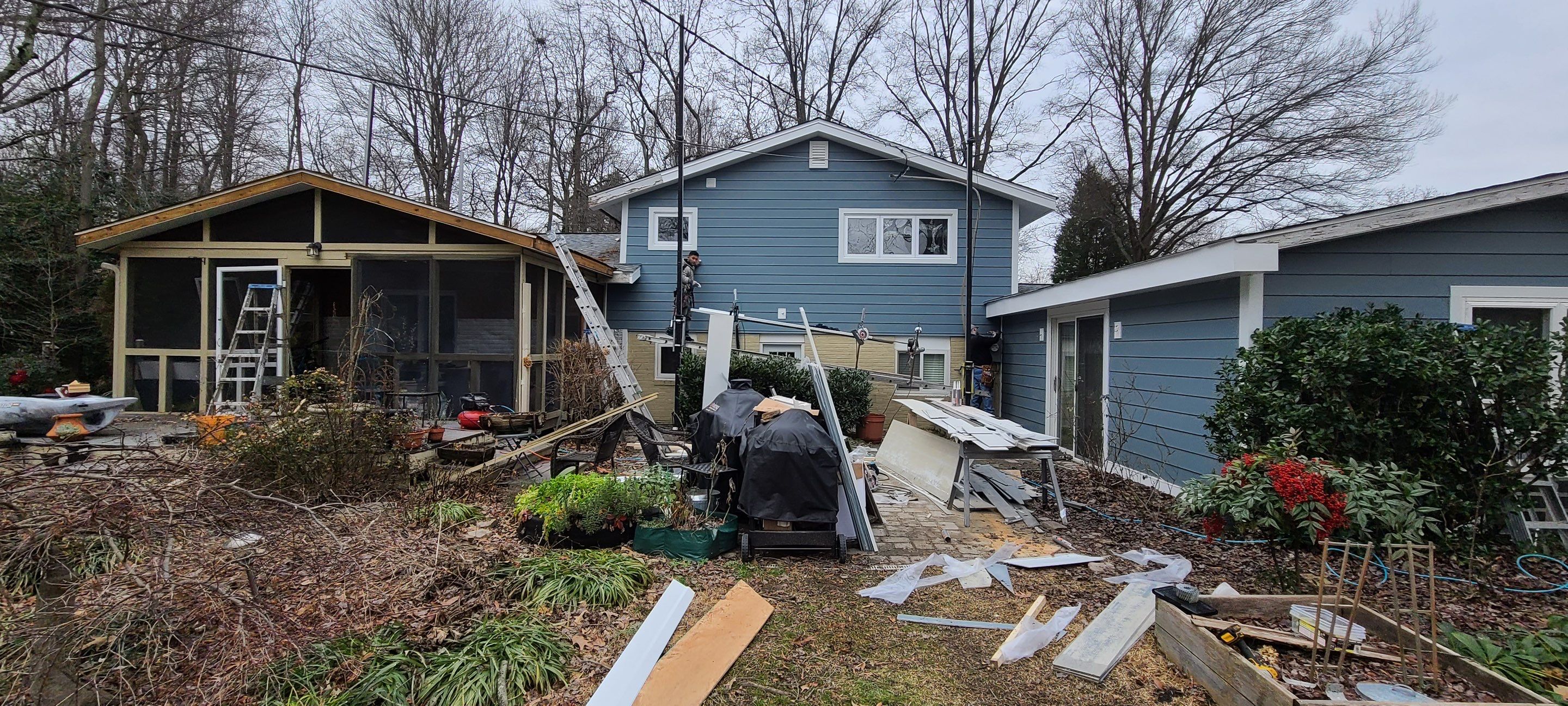 Siding Installation using James Hardie Siding by Window Depot of Annapolis