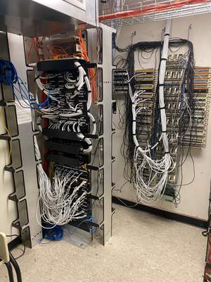 Structured cabling installation by CimaSolutions