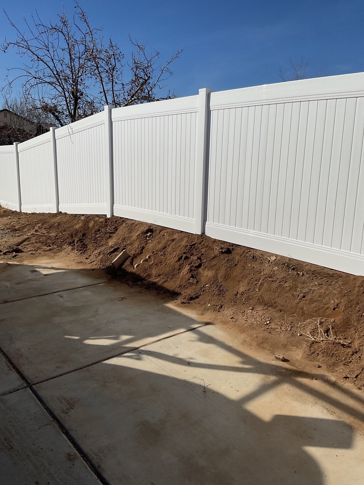 Fence Installation using Vinyl by Fence Guys Inc. 