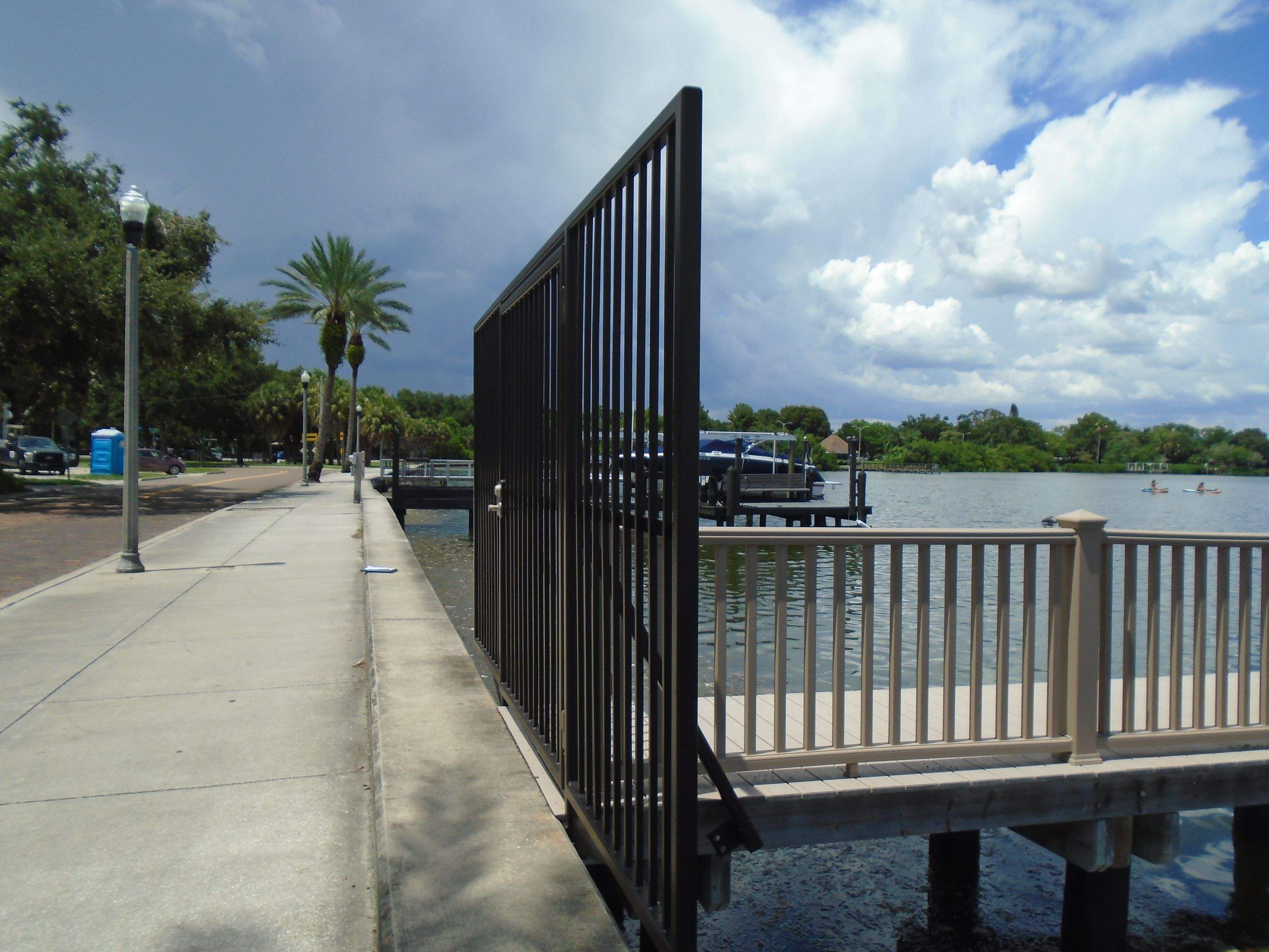 Aluminum Fence Installation using 3 Rail Aluminum Puppy Picket Fence by Asap fence and gates, LLC