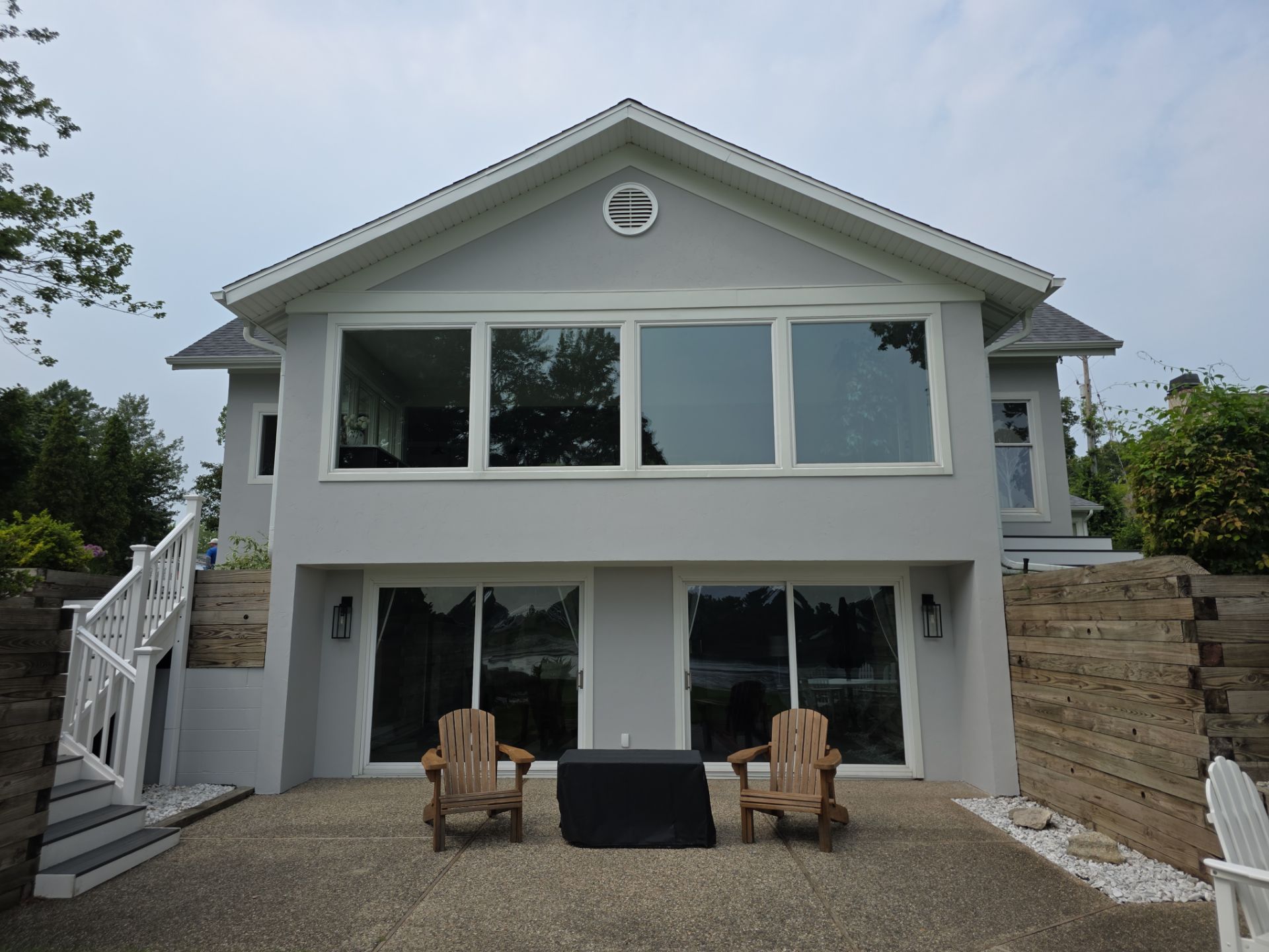 Norton Shores Residential Stucco Repair and Exterior Painting Refresh by Gordon Painting