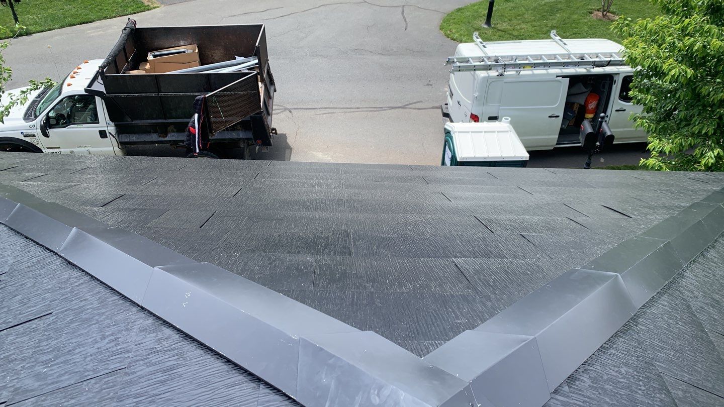 Tesla Solar Roof using Tesla Solar Roof V3 tiles by American Home Contractors
