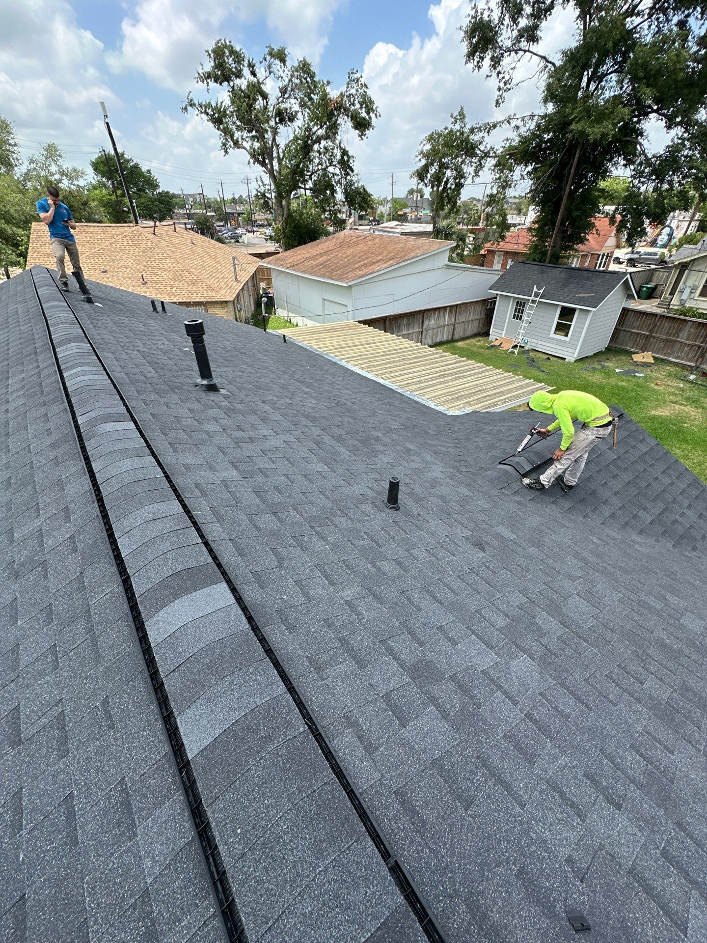 Project in Houston by Motion Roofing