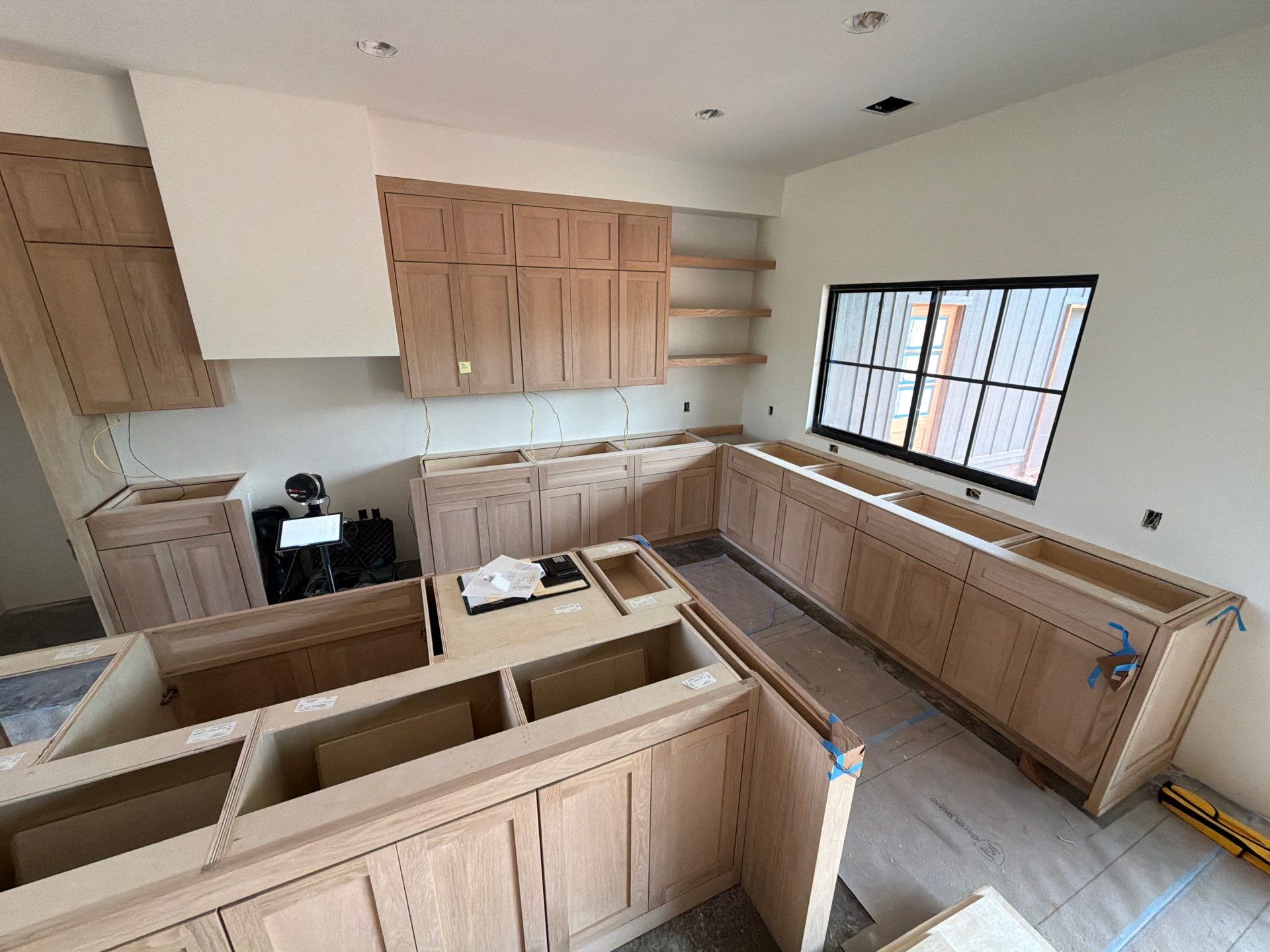 Custom Kitchen Cabinetry and Stone Countertop Installation in Yukon