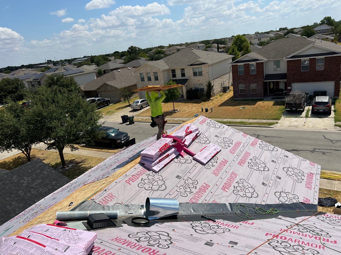Residential Roof Replacement and OSB Decking Repair in Hutto by Caliber Restoration LLC