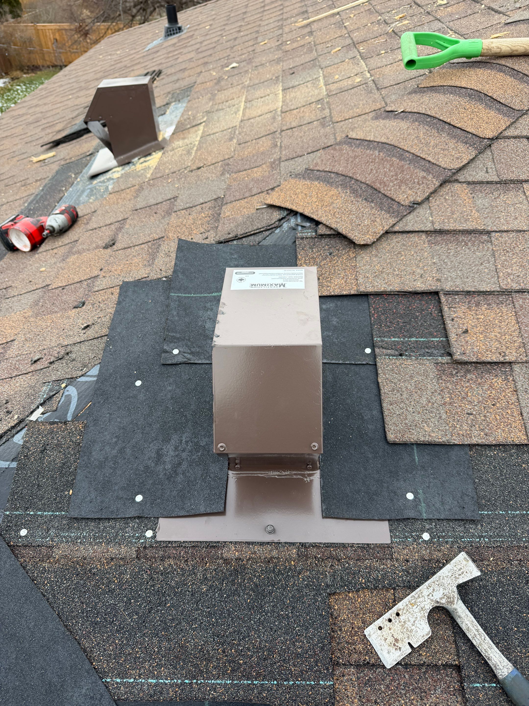 Project in Burlington by The Roofing Crew