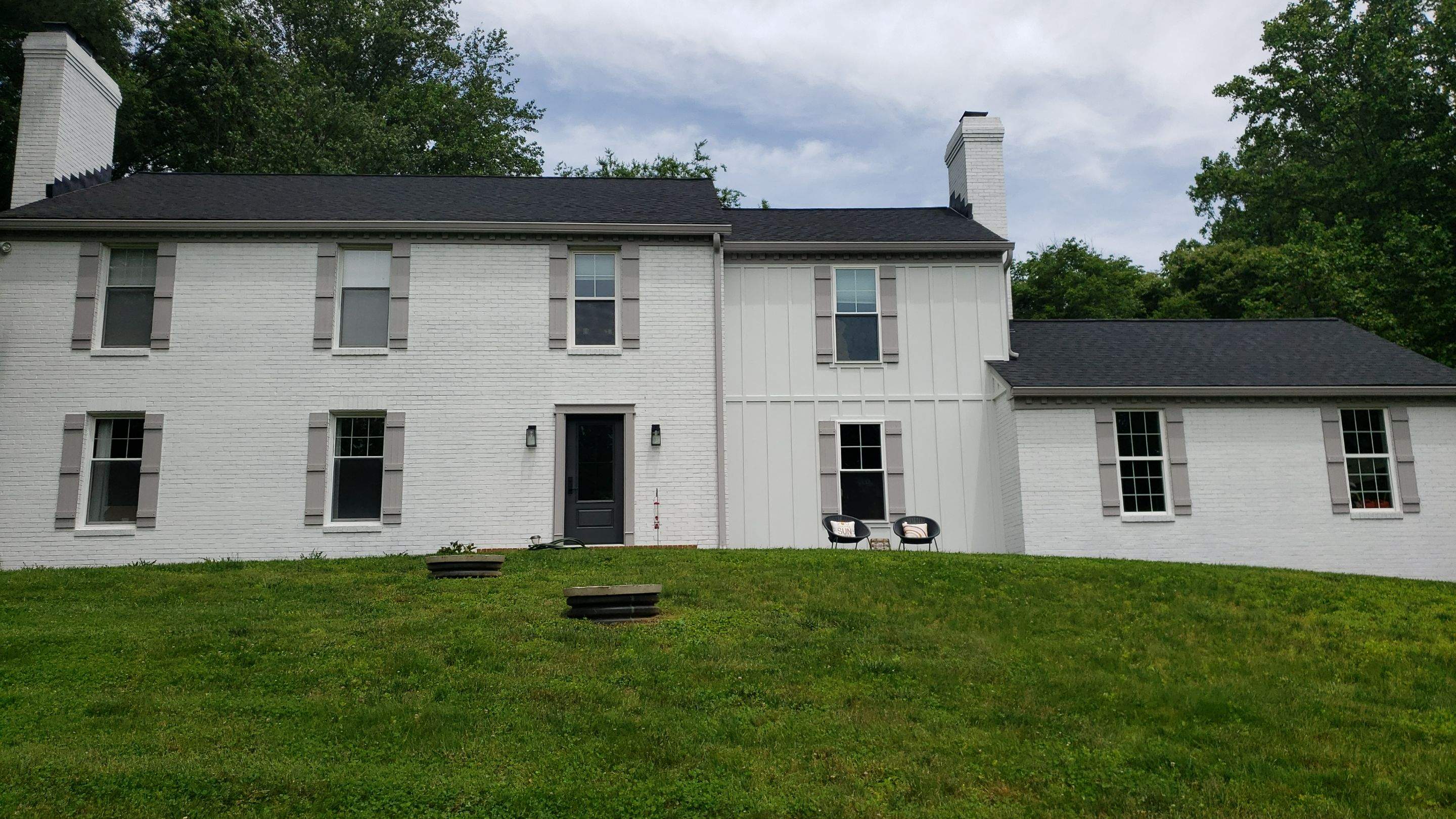 Exterior Remodel and Shutters  by Roof Right Inc