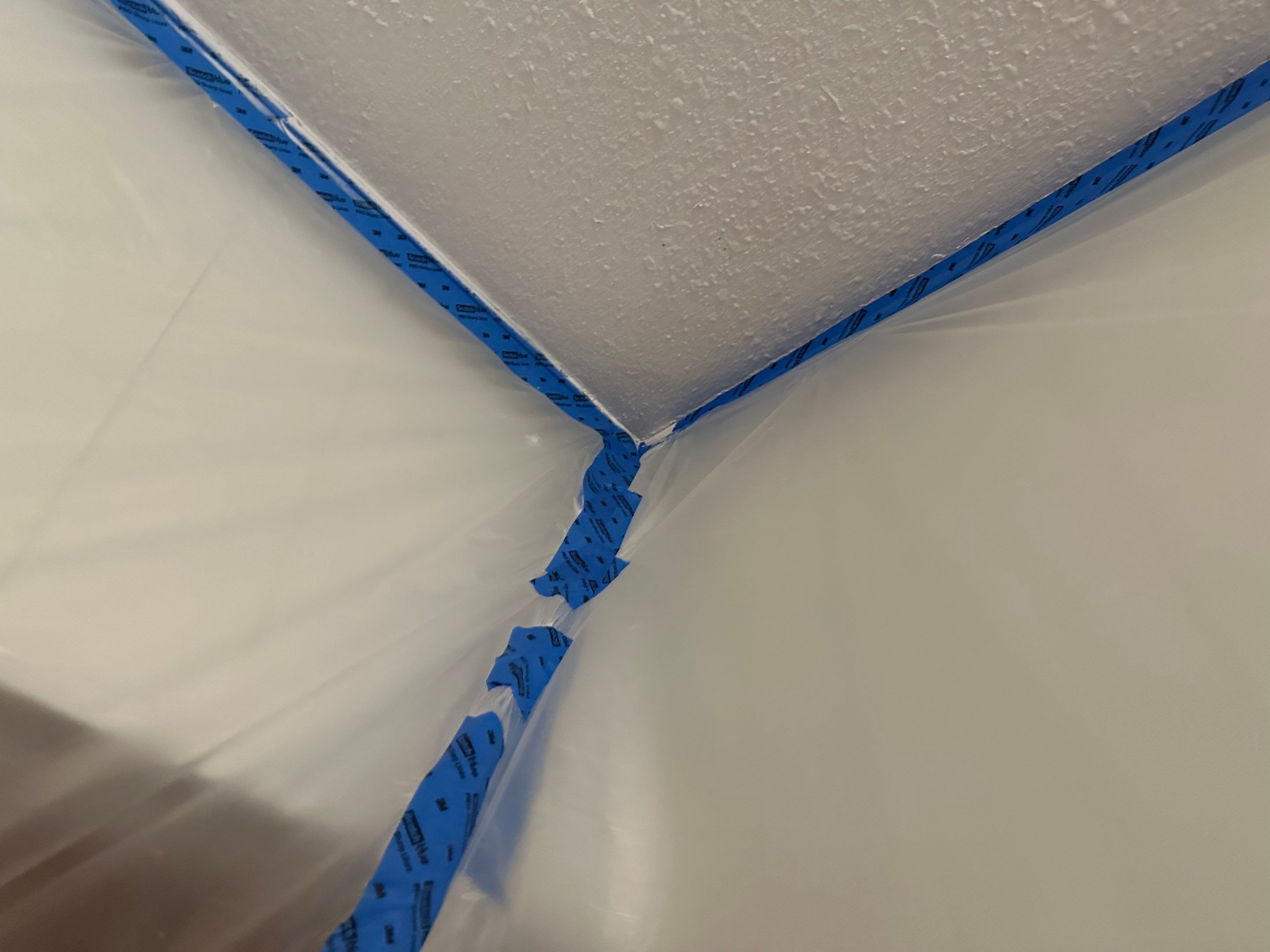 Interior Painting in Gilmer, TX | From Stains & Spots to Fresh White Room by Quality Coats Painting
