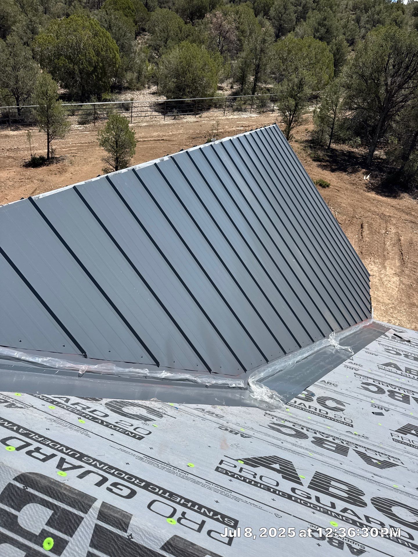 Prescott Standing Seam Metal Roof Installation by Badger Roofing