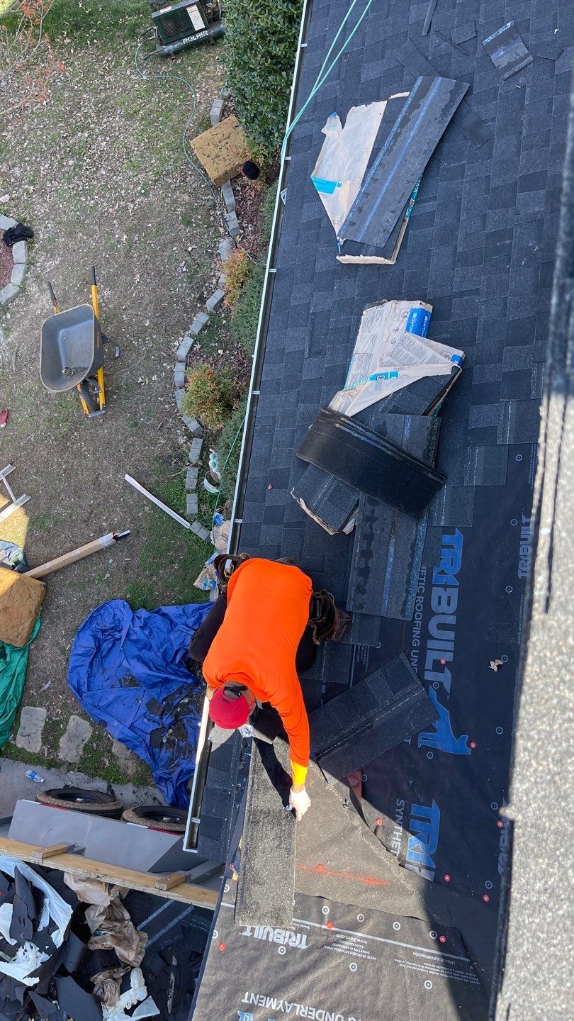 Roof replacement by hail damage by Just Brilliant Restoration JBR