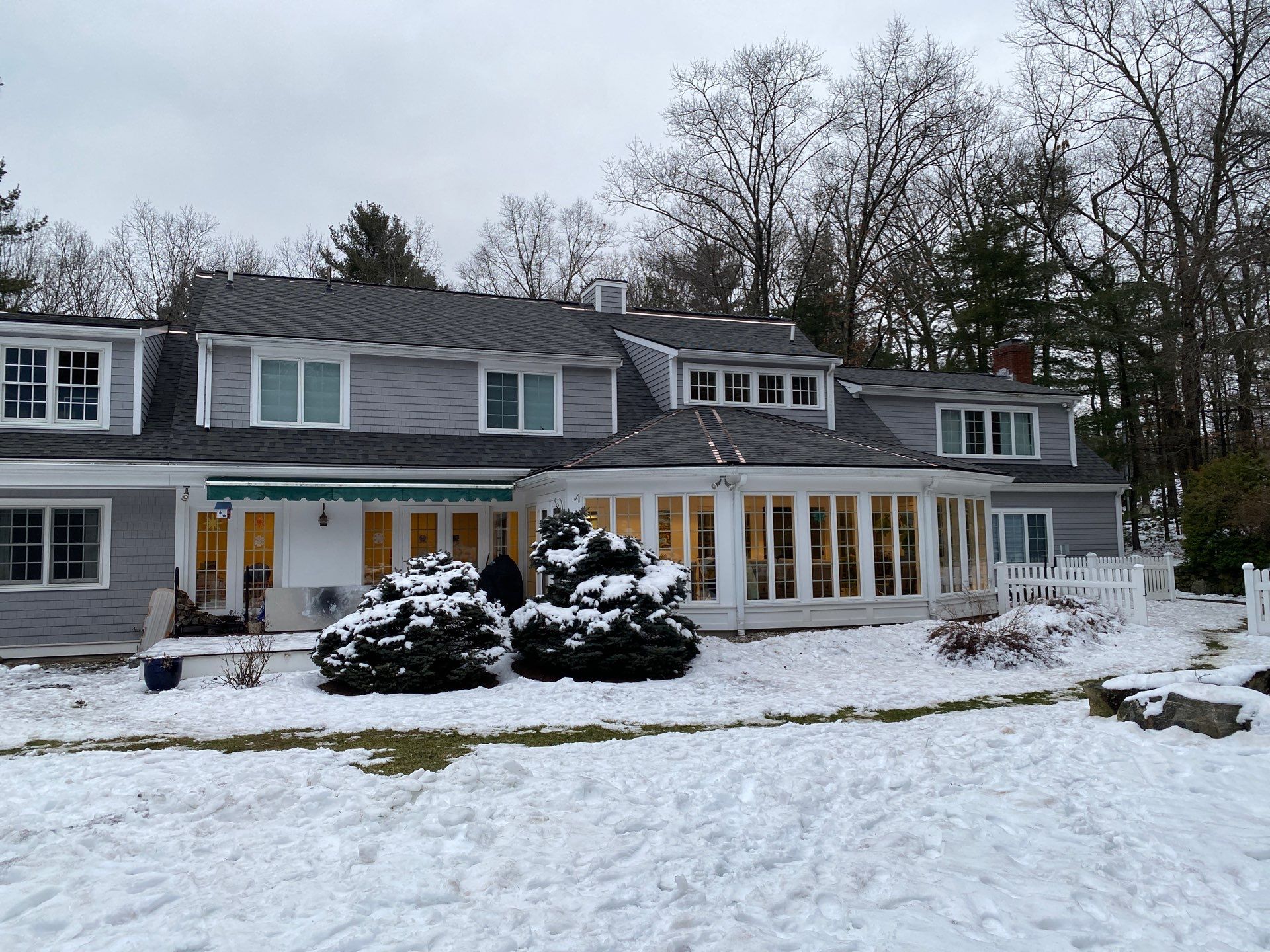 Carlisle Roofing Installation using Owens Corning Shingles and Copper by Mighty Dog Roofing of Greater Middlesex County