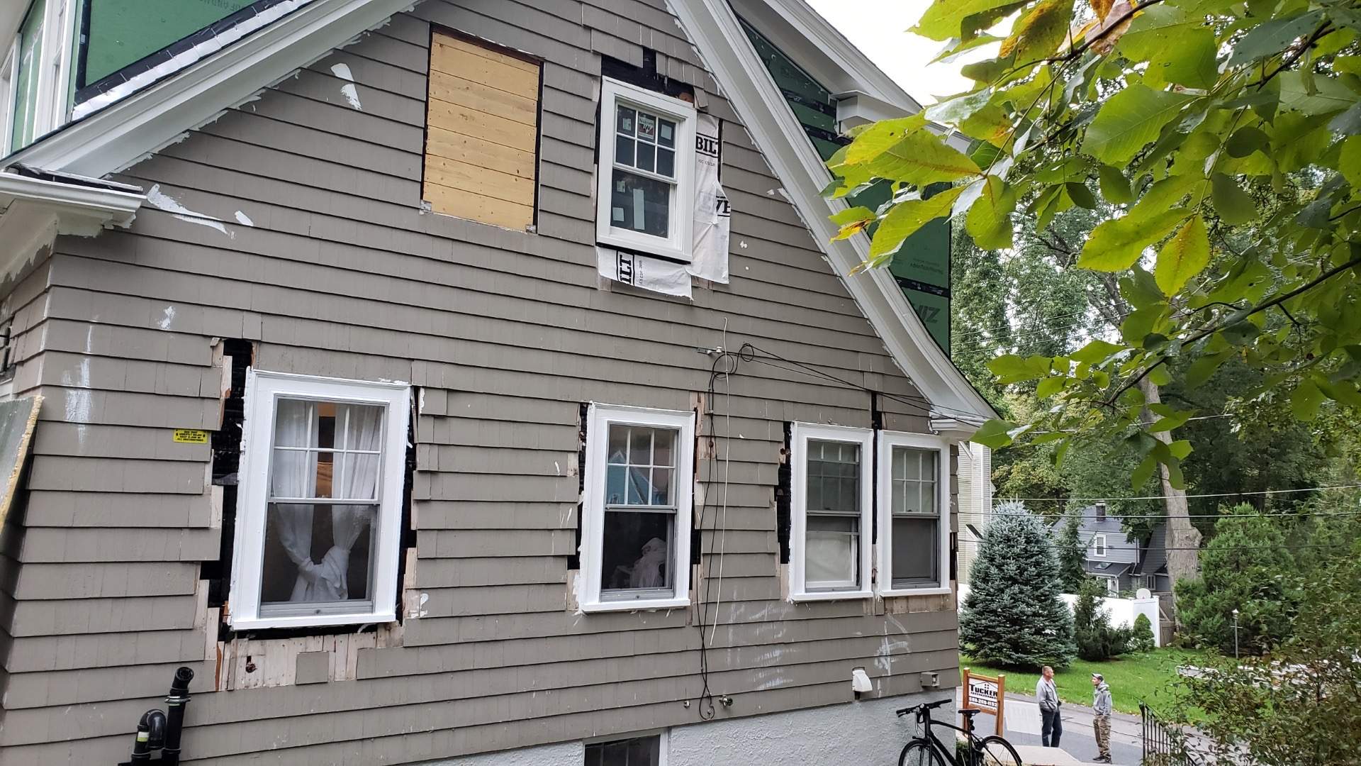 Siding Installation using Red Cedar by UBrothers Construction
