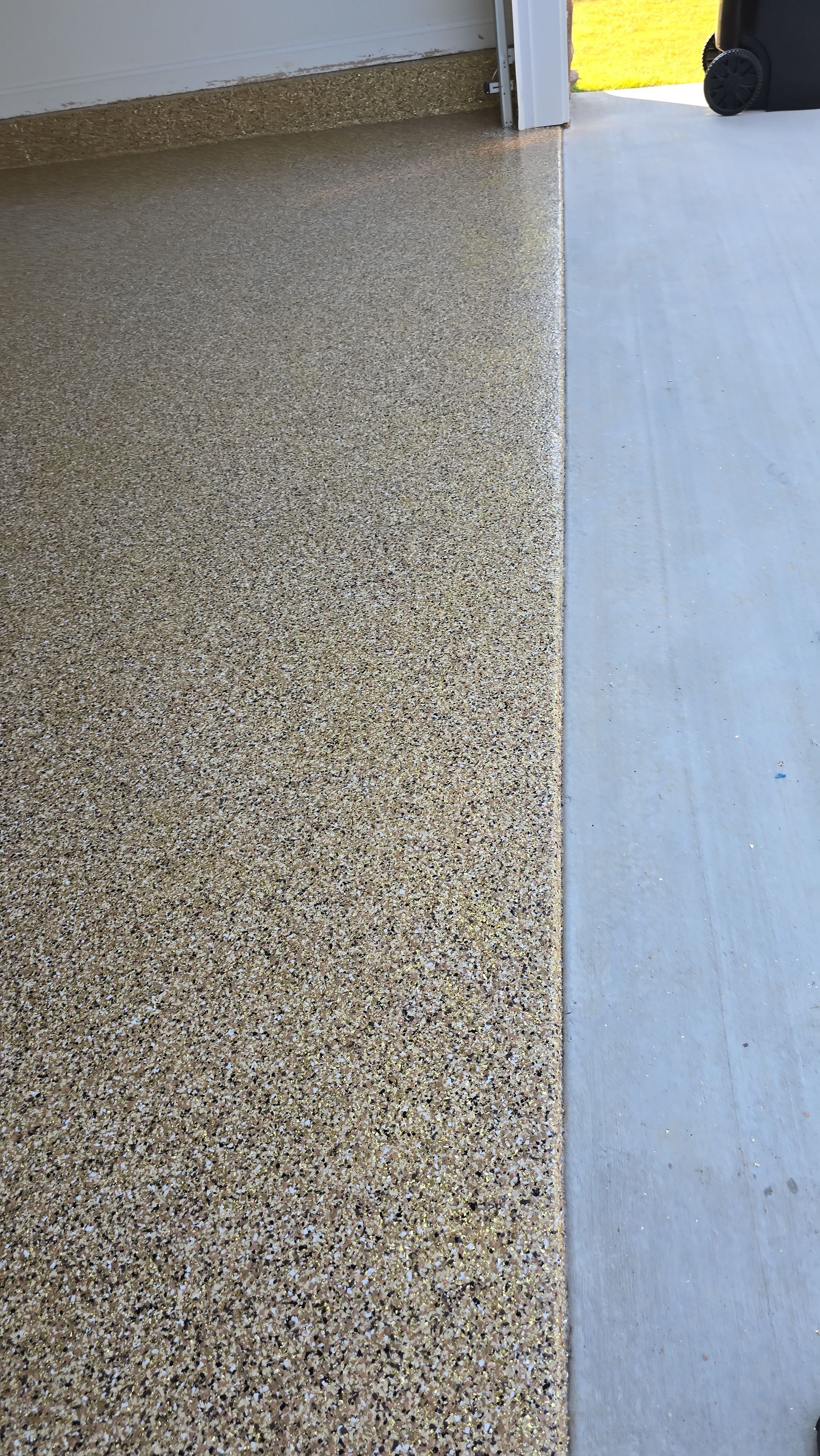 Garage upgrade using Outback w/ Mica by Elite Floor Solutions