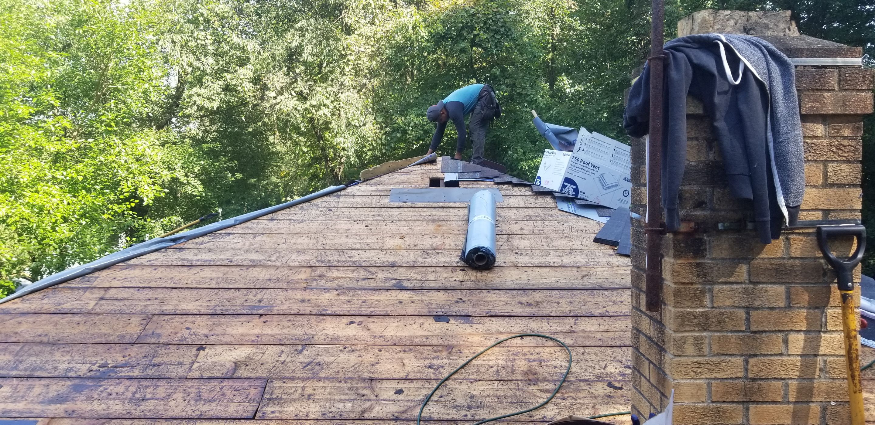 Atlas Pinnacle Pristine Scotchgard: Hickory Drip Edge: Musket brown by Eagle Eye Roofing