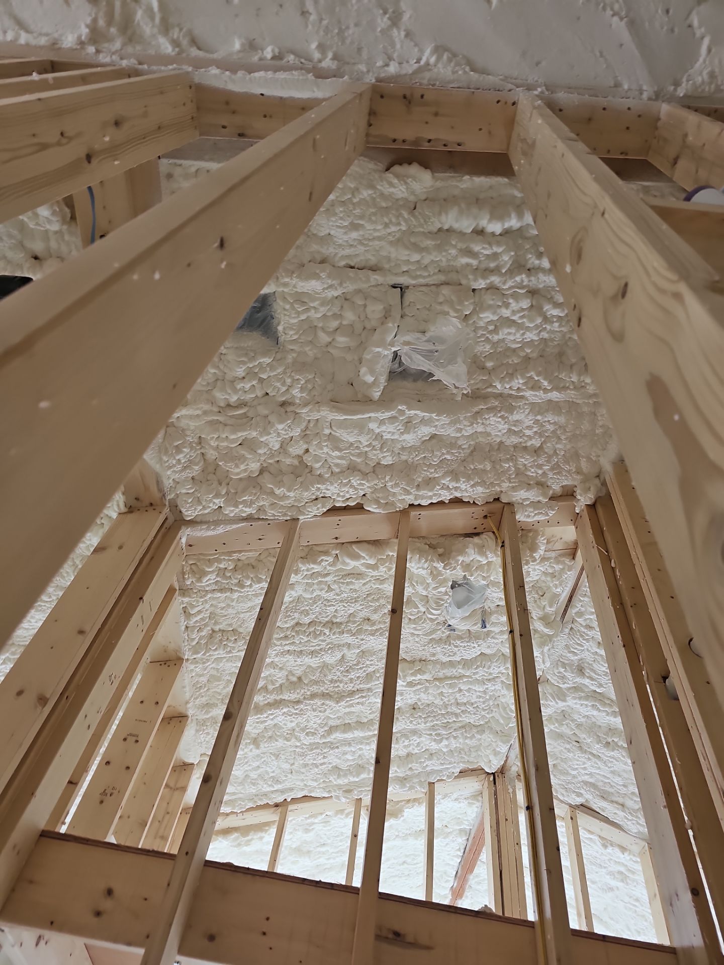 Spray Foam Insulation using open cell spray foam by NYS Foam & Energy